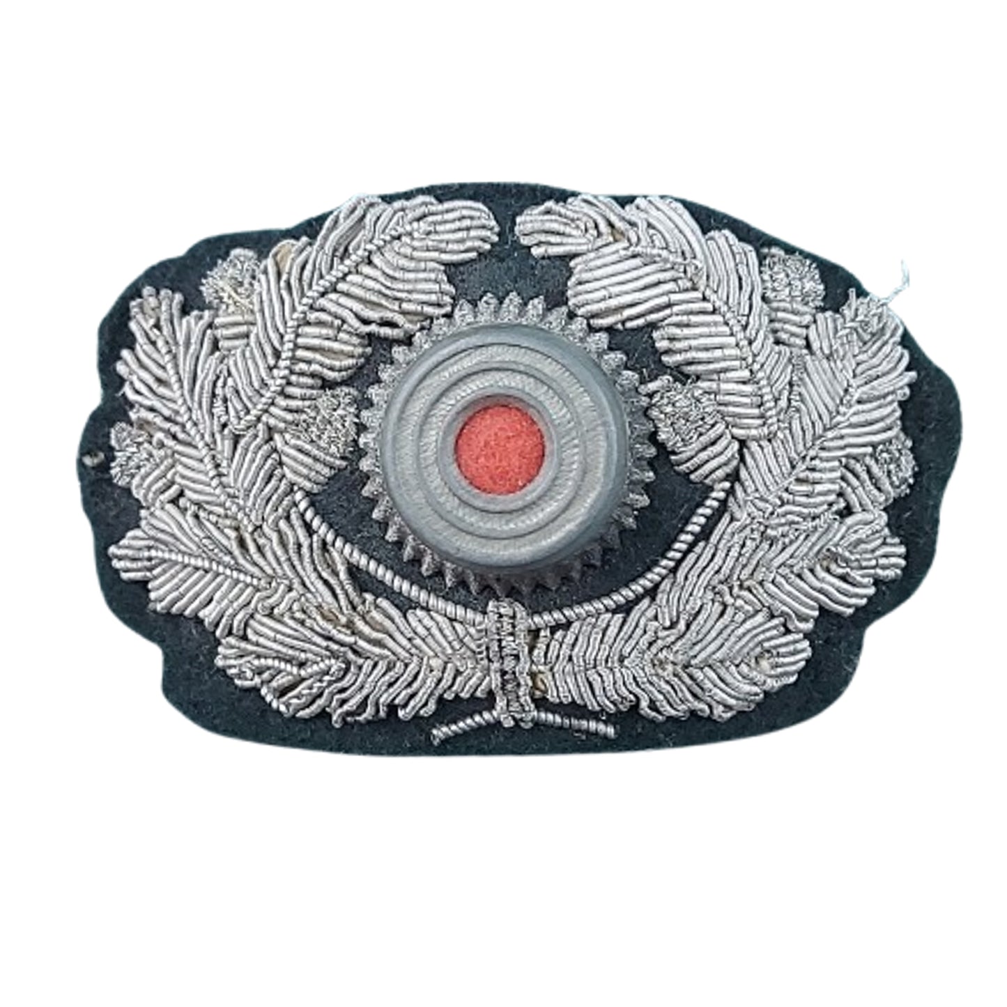 WW2 German Army Transitional 1933-1936 Officer's Visor Cap Wreath And Cockade