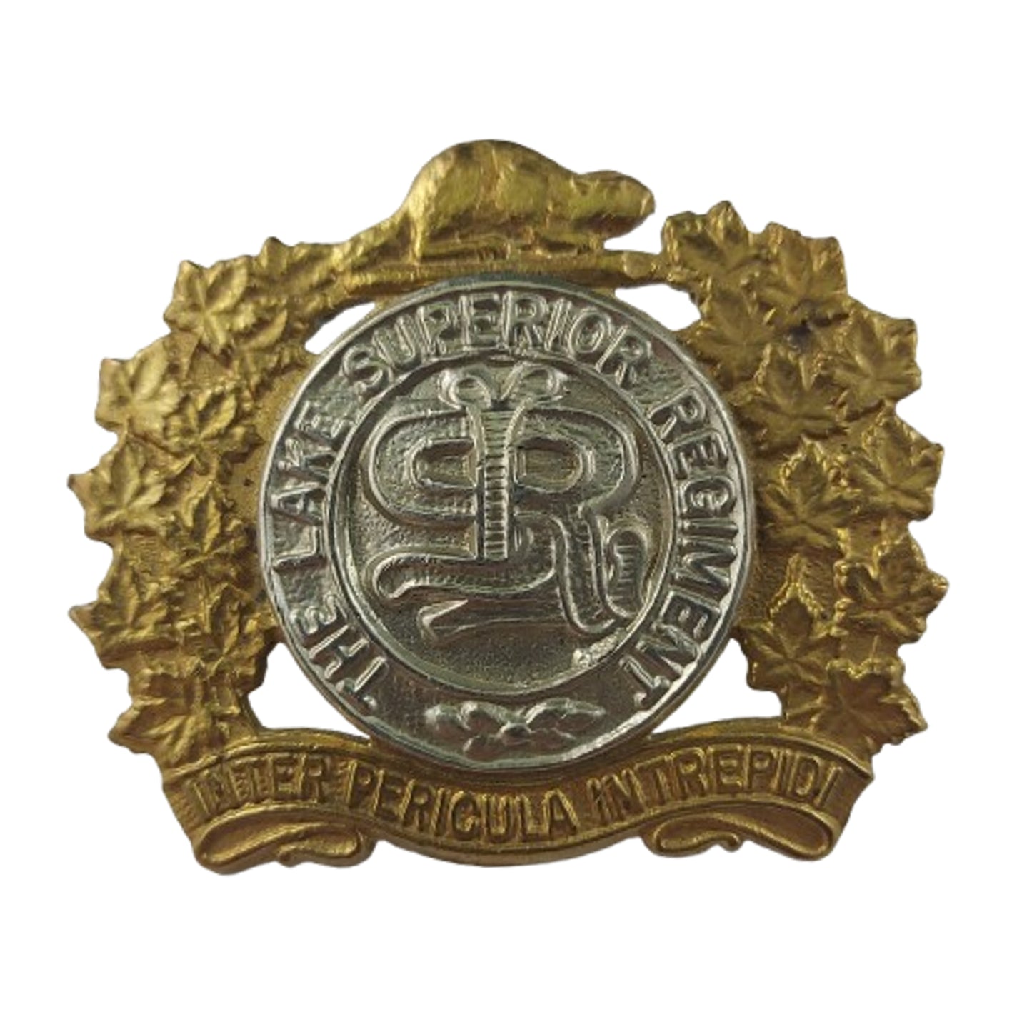 Pre-WW2 Canadian 1922 Design Lake Superior Regiment Cap Badge