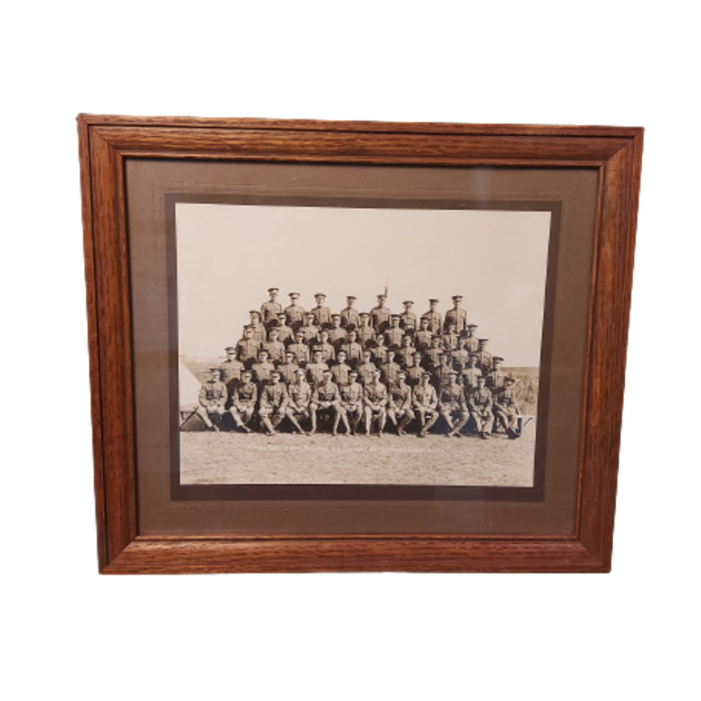 WW1 Canadian School Of Infantry Sarcee Camp Framed Photo