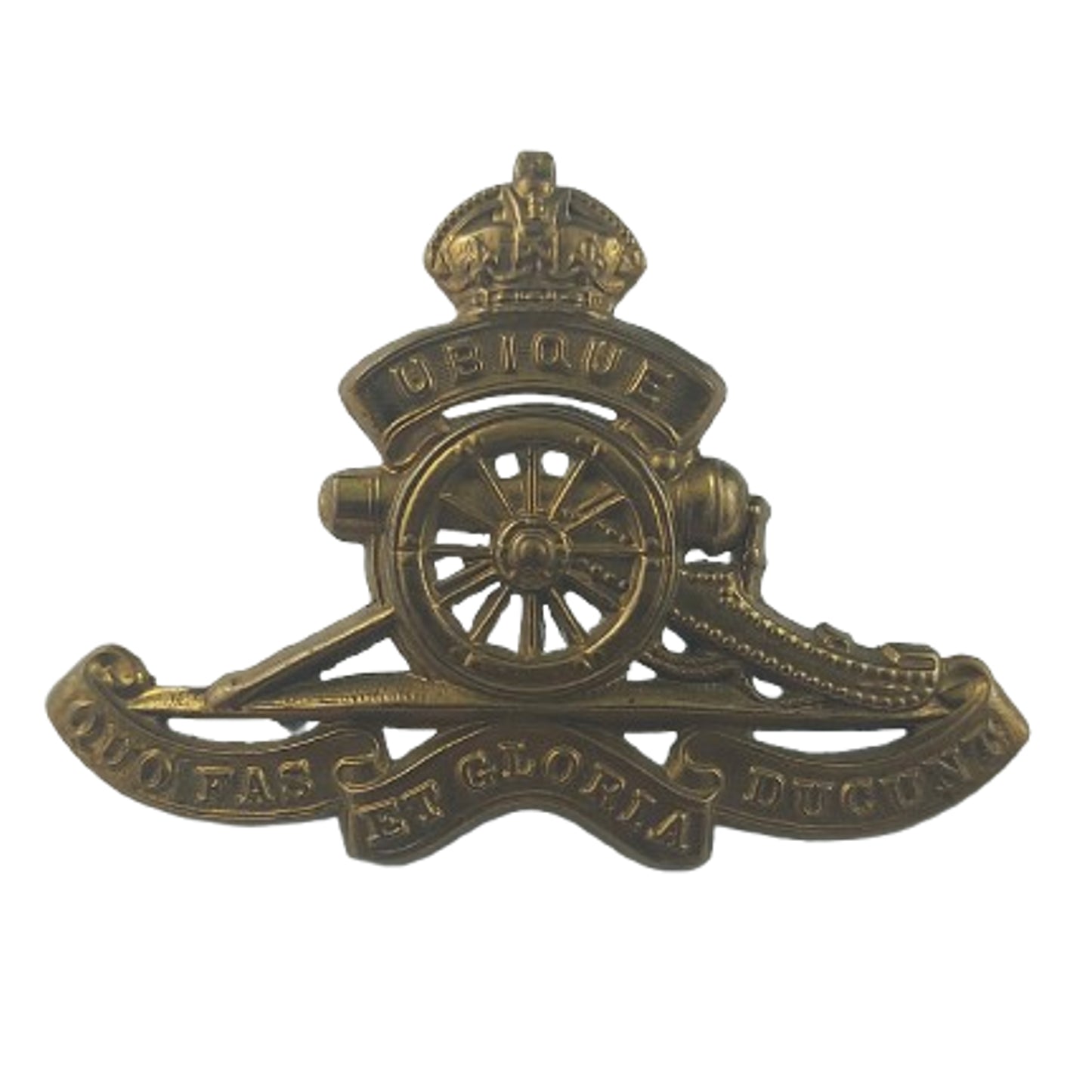 WW2 RCA Royal Canadian Artillery Cap Badge