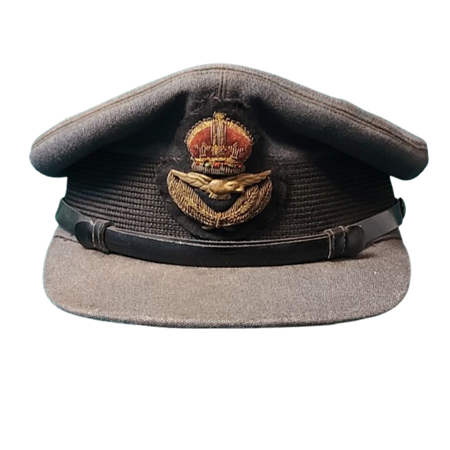 WW2 Canadian Named RCAF Royal Canadian Air Force Visor Cap