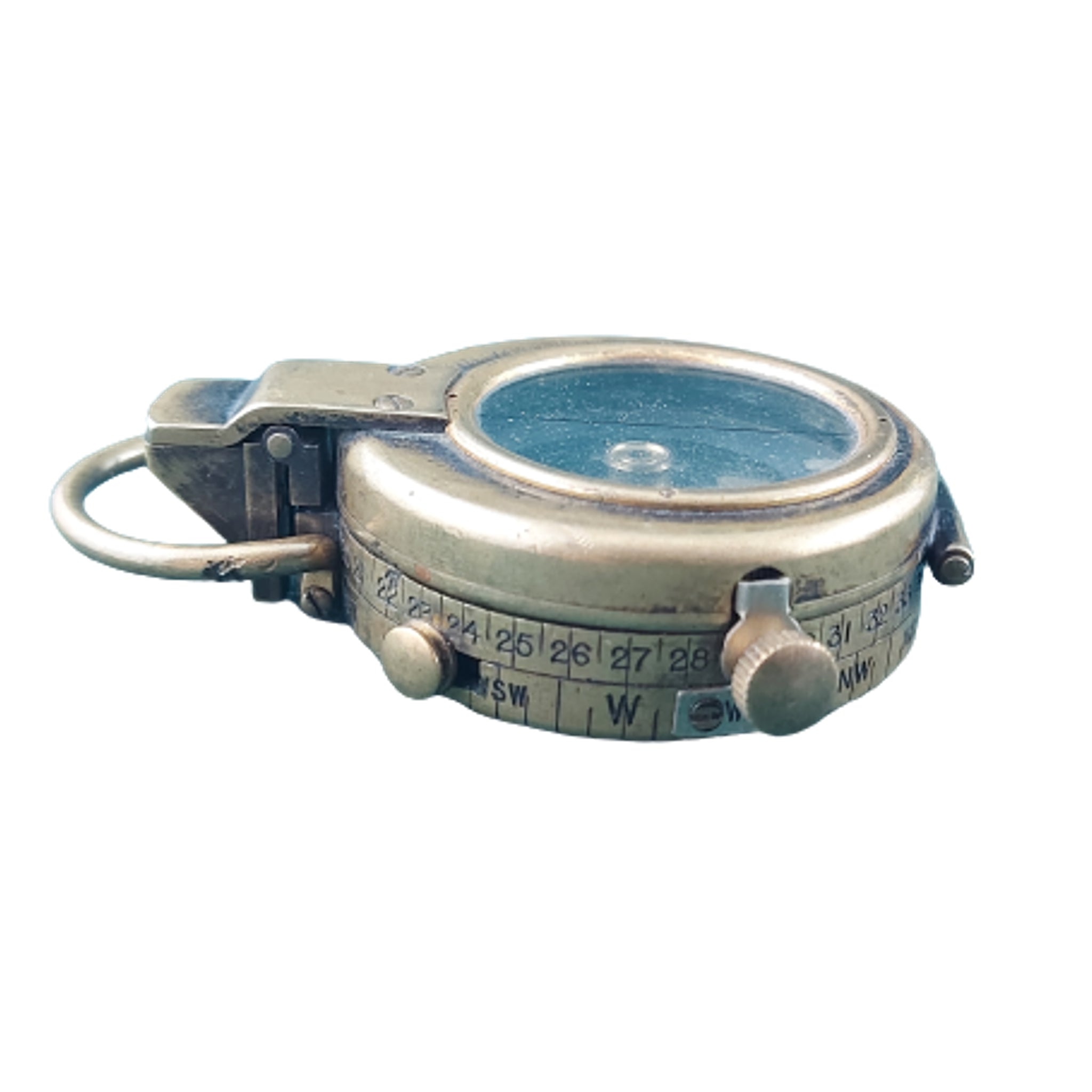WW1 British Officer's Field Compass In Carrier With Service Number ...