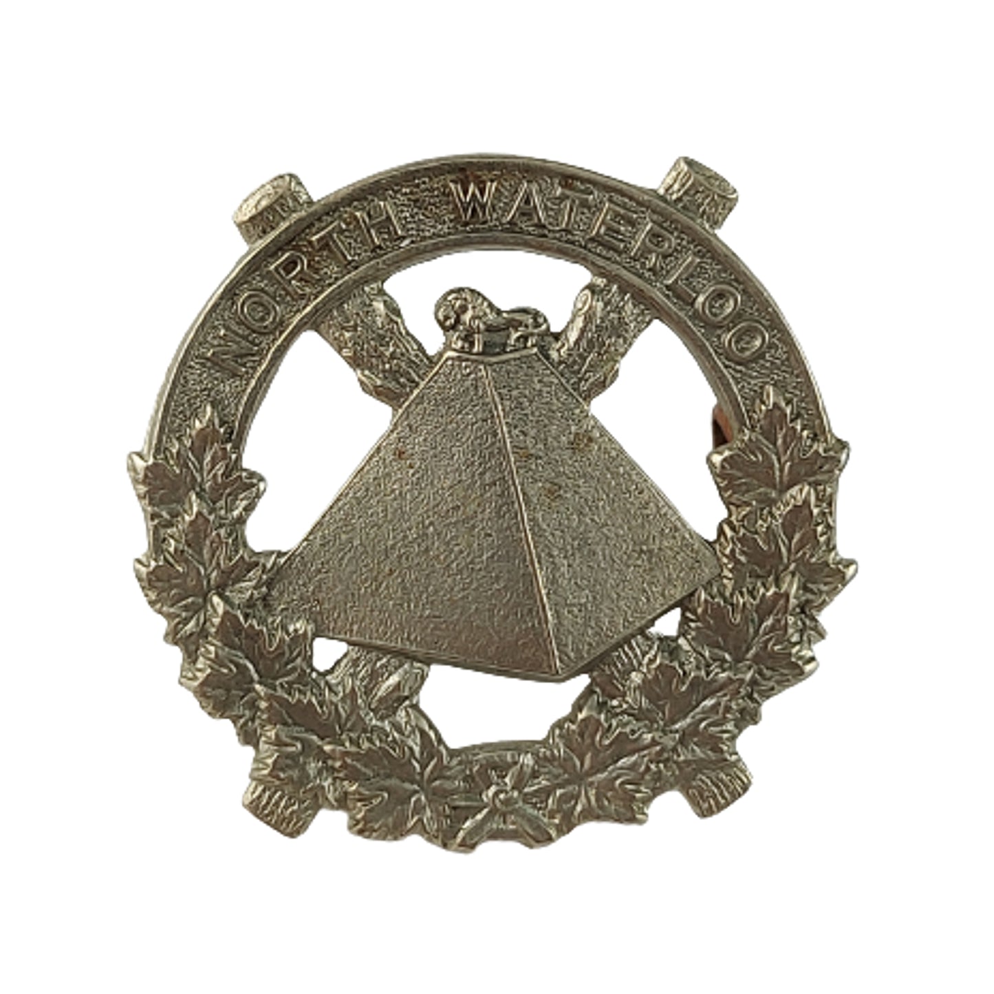 WW2 Canadian North Waterloo Regiment Collar Badge