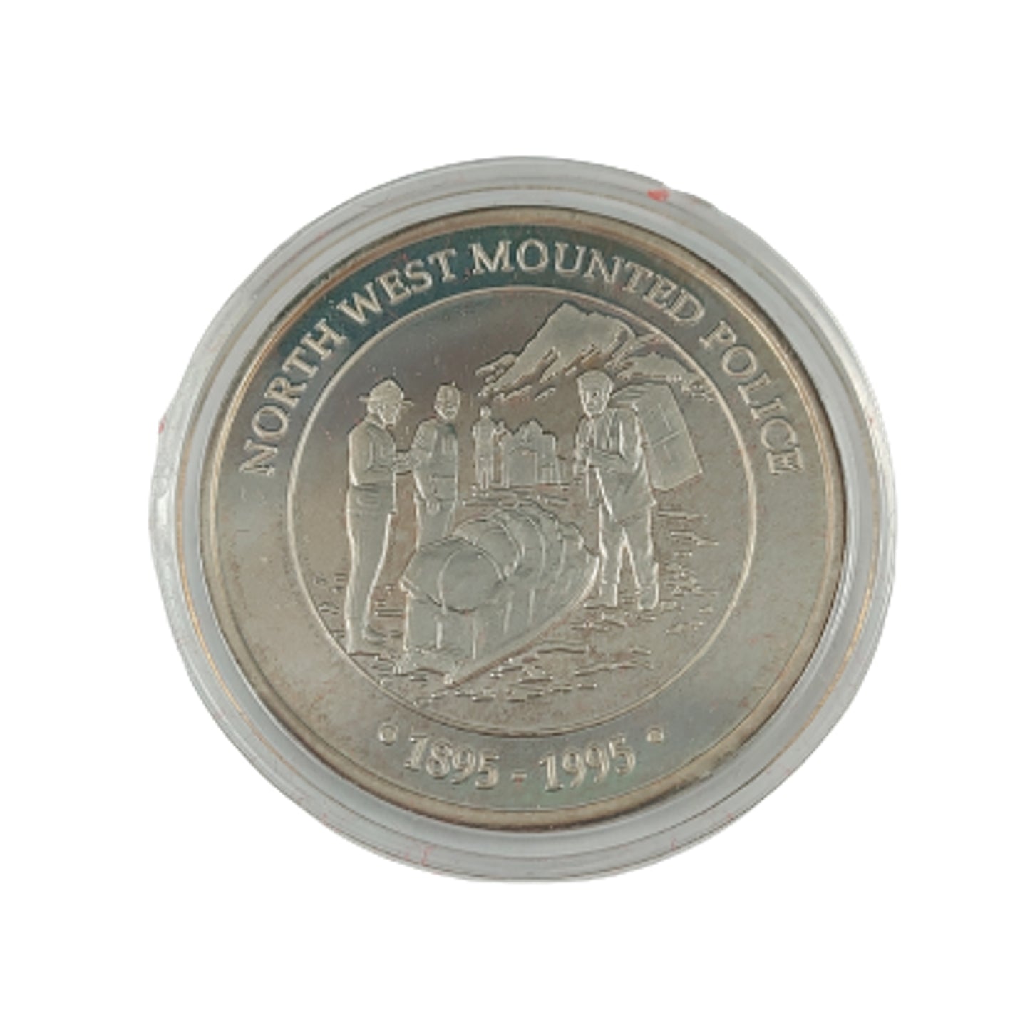 Cased RCMP Royal Canadian Mounted Police 100th Anniversary Yukon Territory Coin