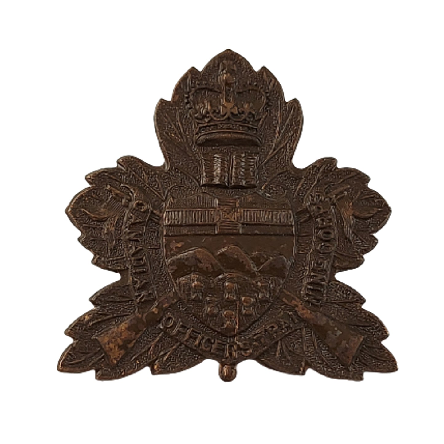 WW2 University Of Alberta COTC Cap Badge