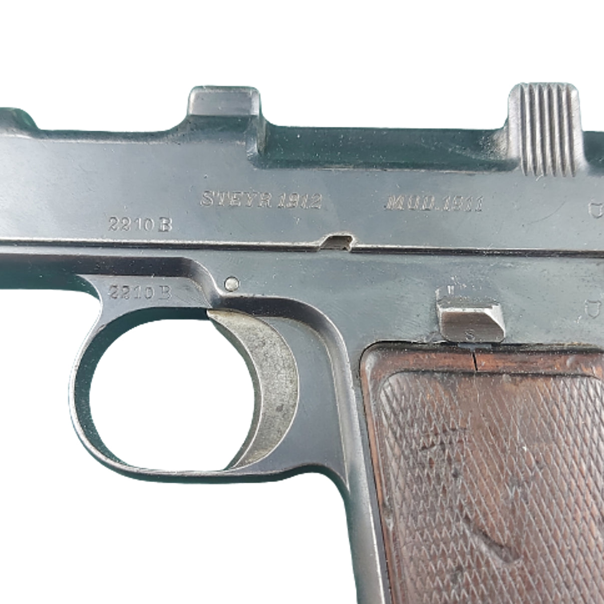 Deactivated Ww1 Austrian Steyr M1912 Sa Service Pistol Canadian Soldier Militaria 1129