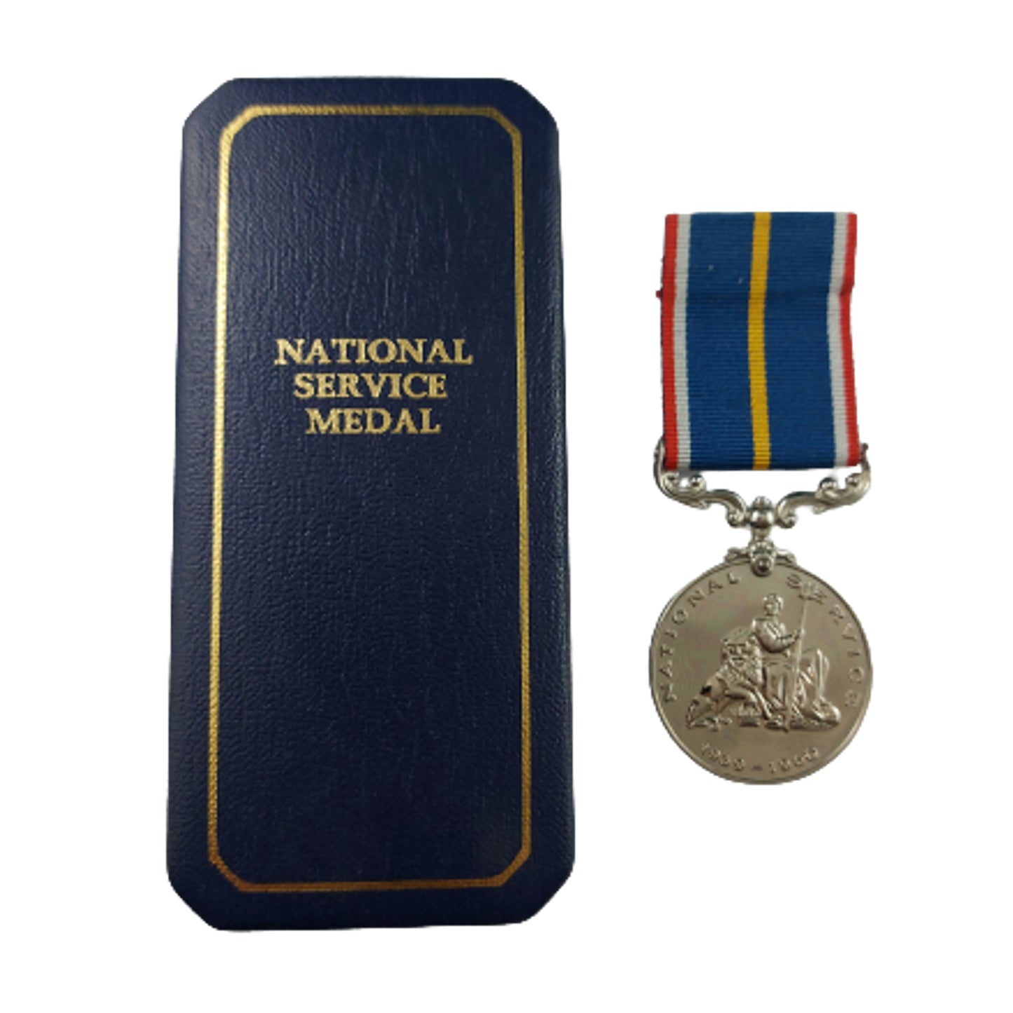 Cased National Service Medal 1939-1960