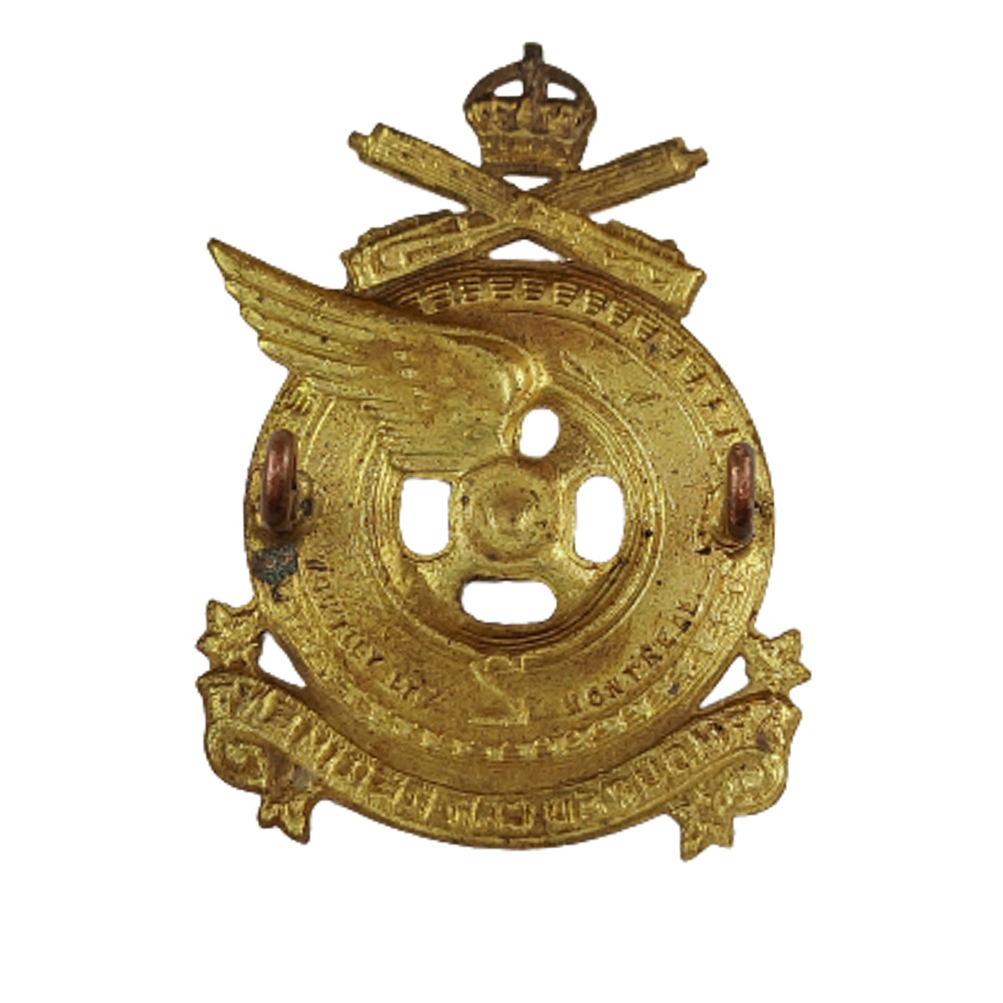 WW2 Canadian 2nd Armor Carrier Regiment Cap Badge