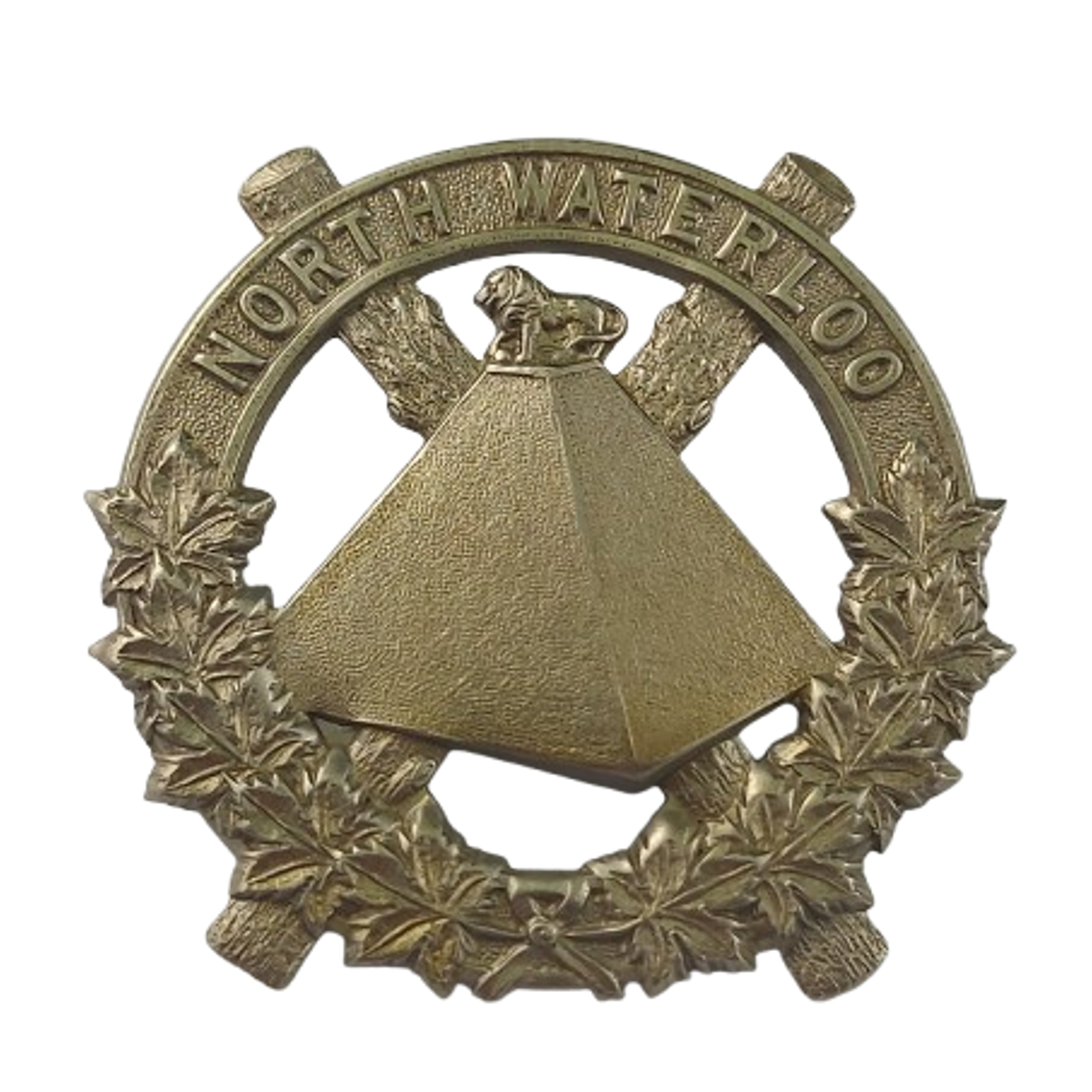 WW2 Canadian North Waterloo Regiment Cap Badge – Canadian Soldier Militaria