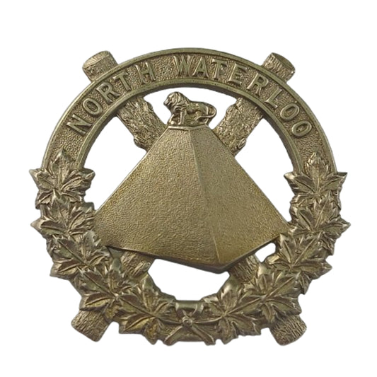 WW2 Canadian North Waterloo Regiment Cap Badge