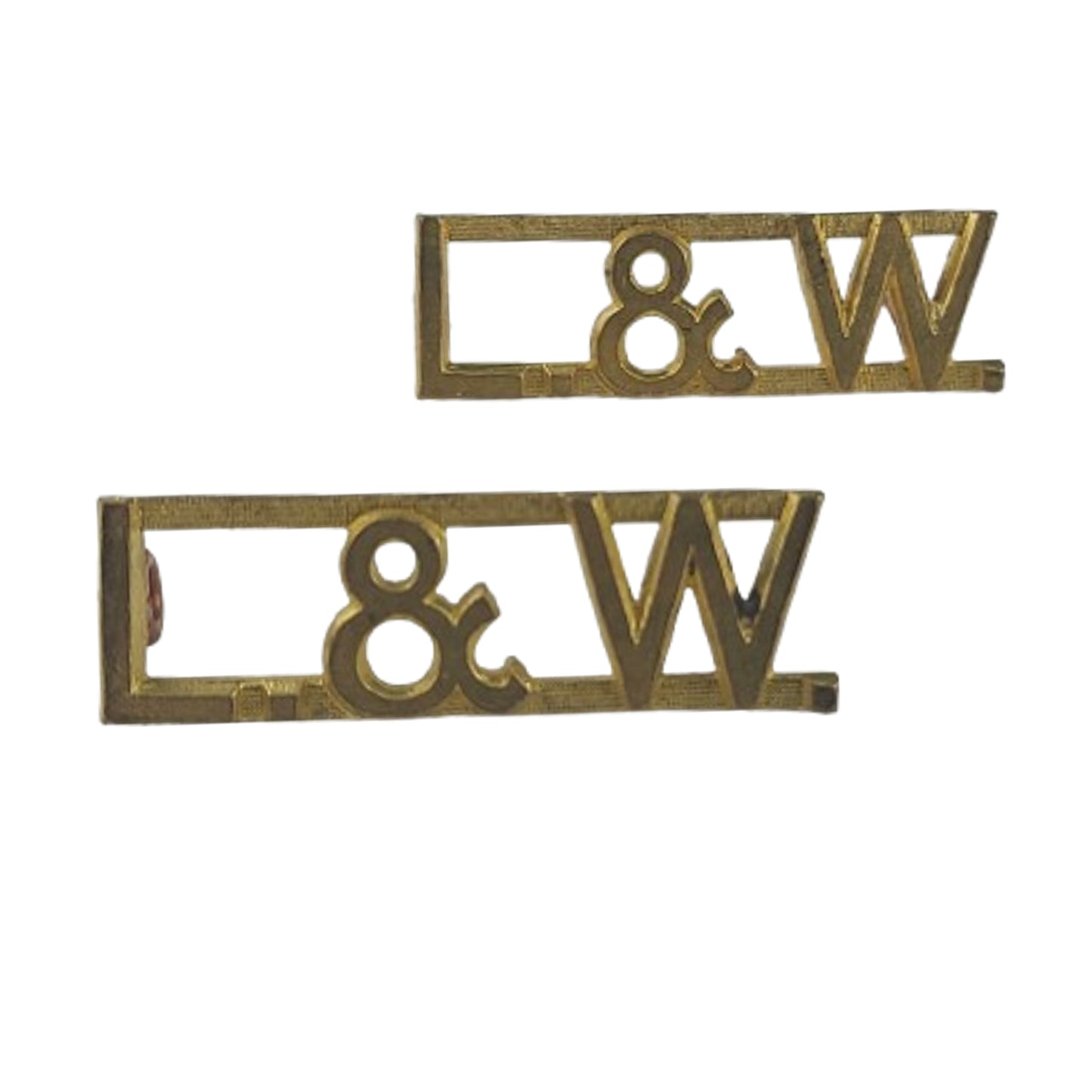 WW2 Canadian Lincoln And Welland Regiment Shoulder Title Pair