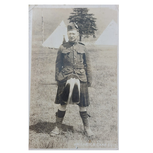 WW1 Scottish Regiment Picture Postcard