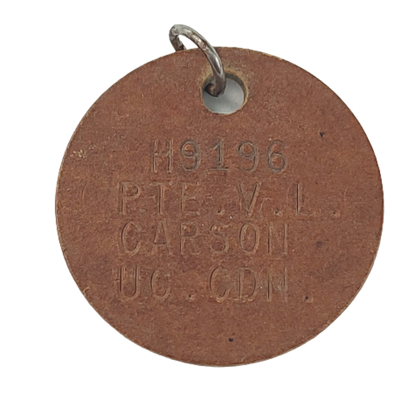 WW2 Canadian ID Disc Pair (Dog Tags) No.10 District Depot – Canadian ...