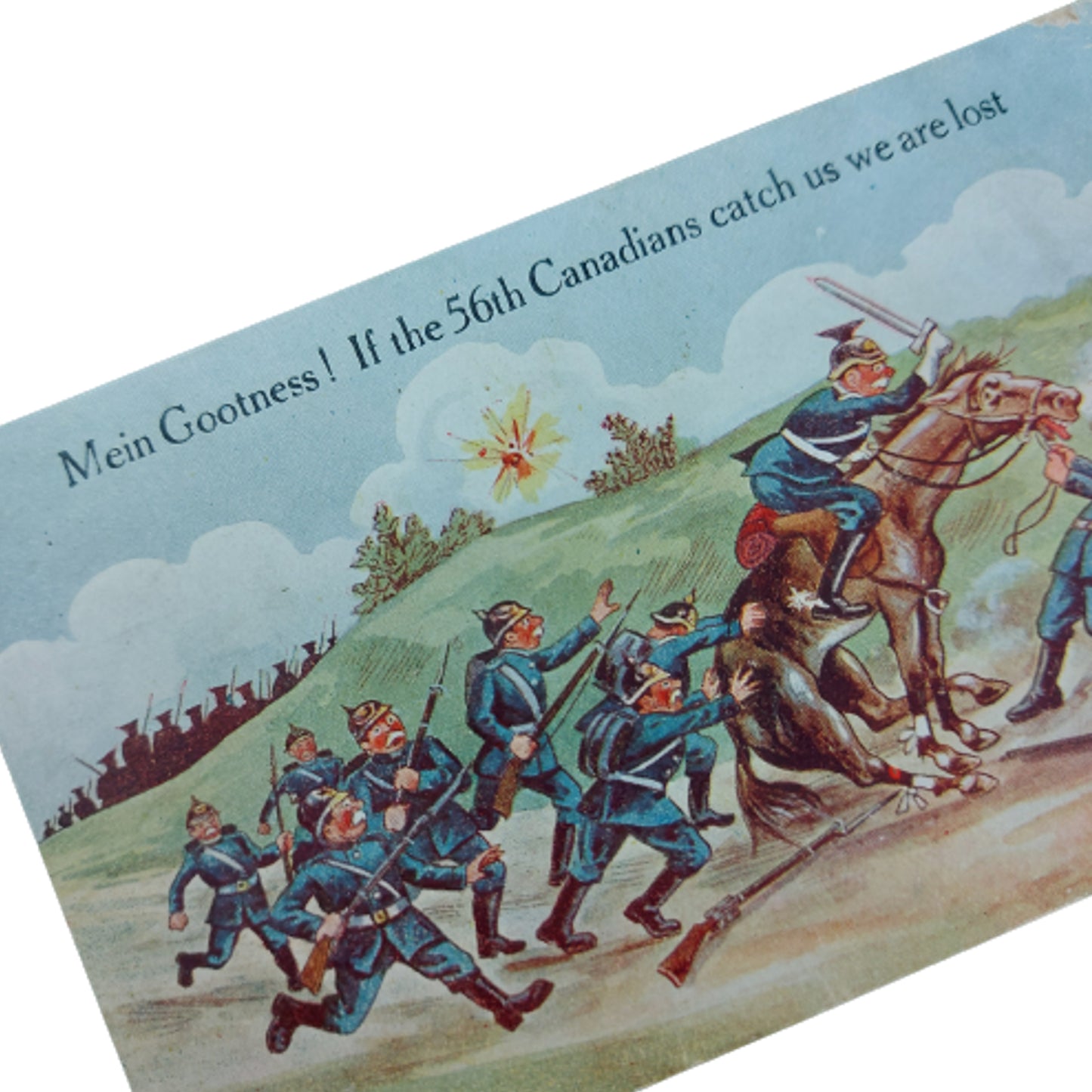 WW1 Canadian 56th Battalion Calgary Alberta Postcard