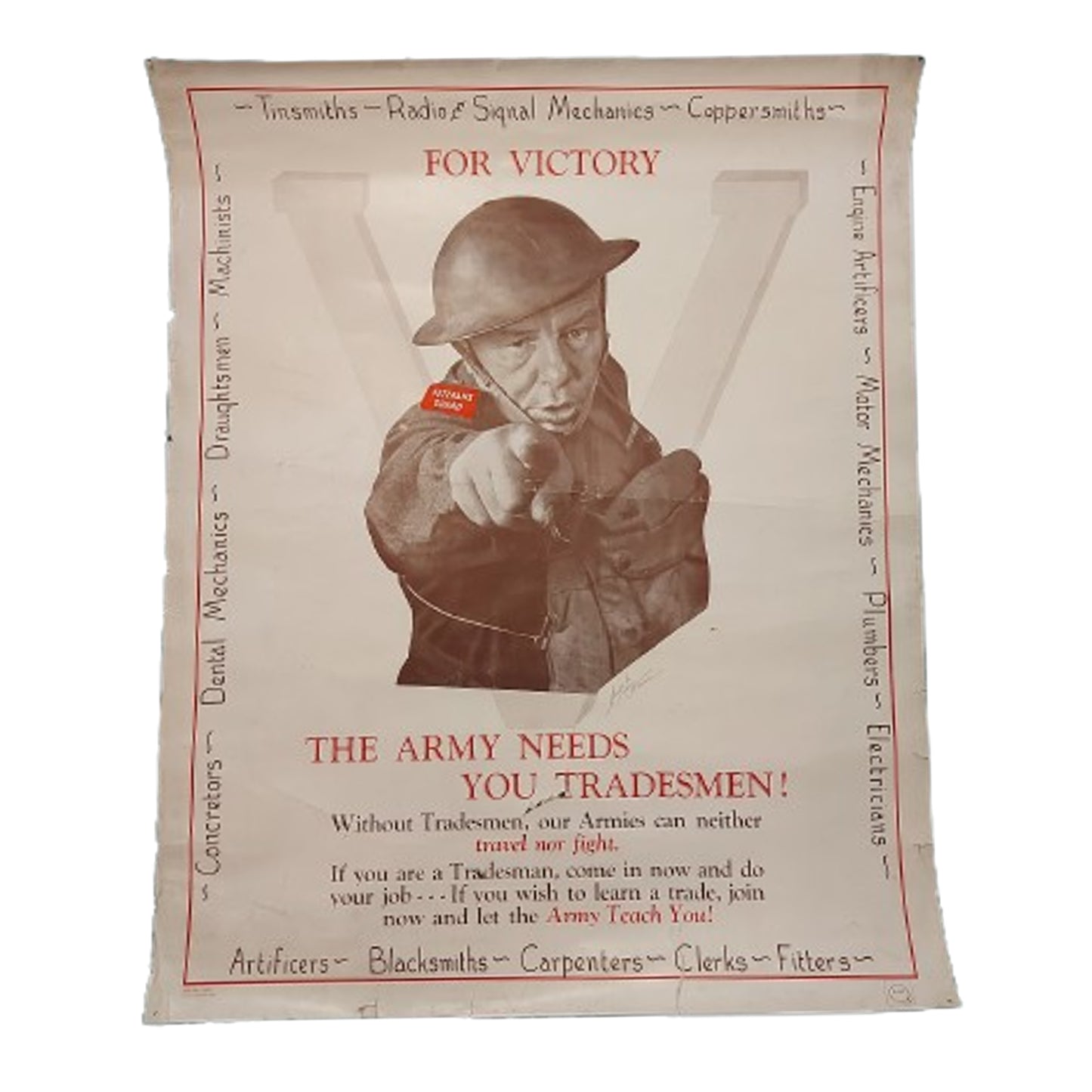 WW2 Canadian Veterans Guard For Victory Recruiting Poster