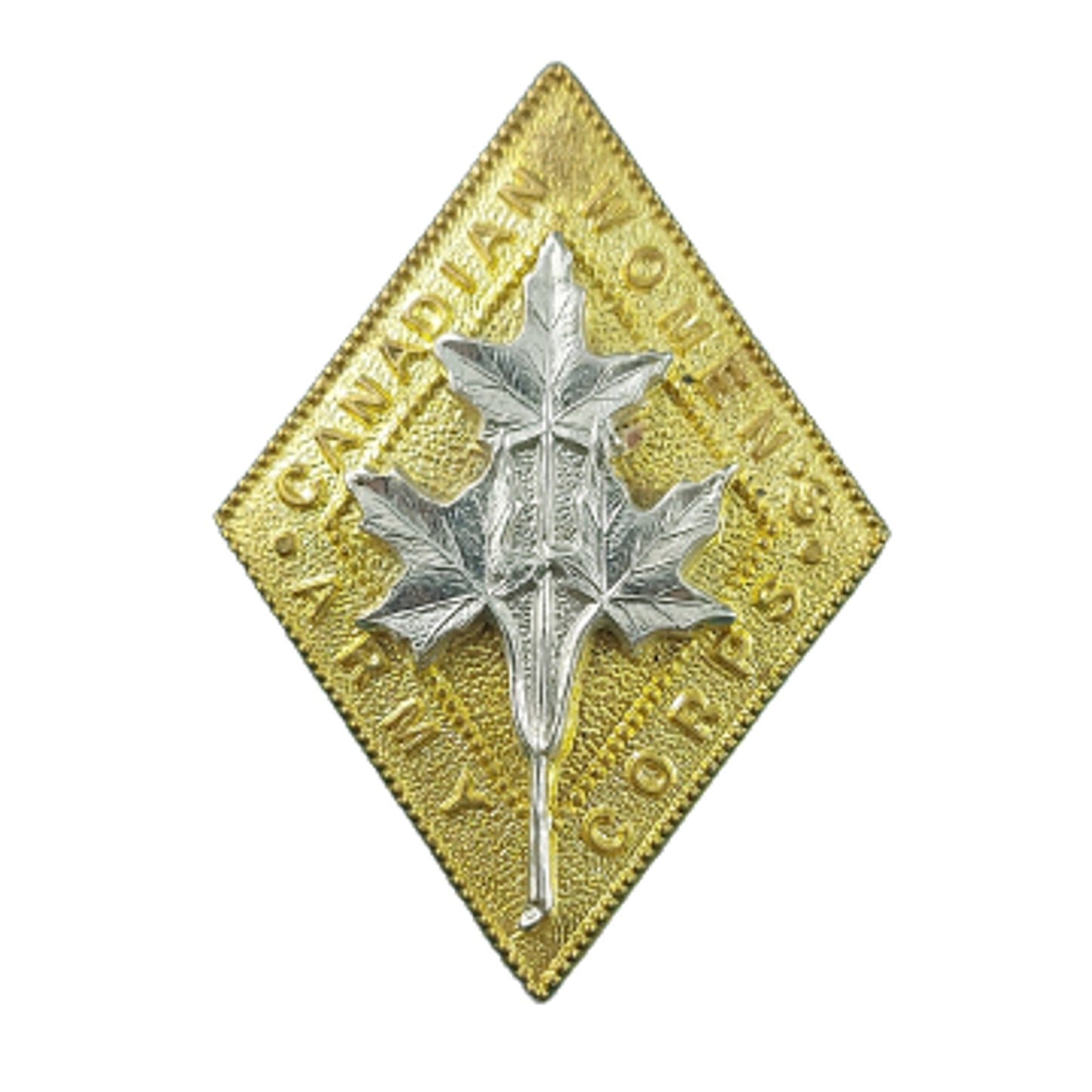 WW2 CWAC Canadian Women's Army Corps Cap Badge