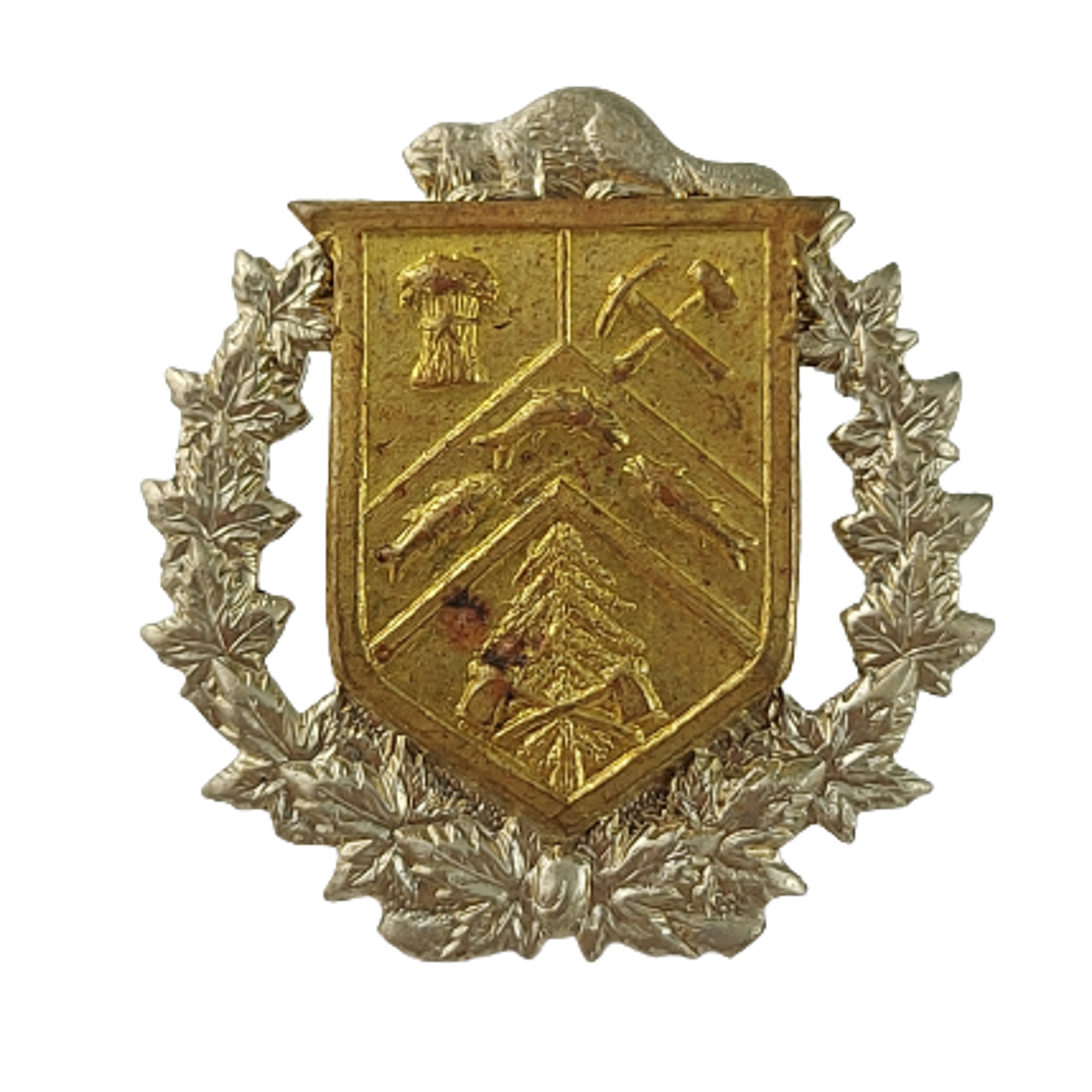 WW2 Canadian Three Rivers Regiment Collar Badge – Canadian Soldier ...