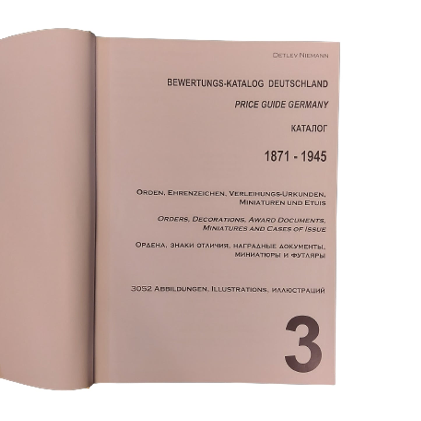 Price Guide - Orders and Decorations Germany 1871 - 1945 Number 3