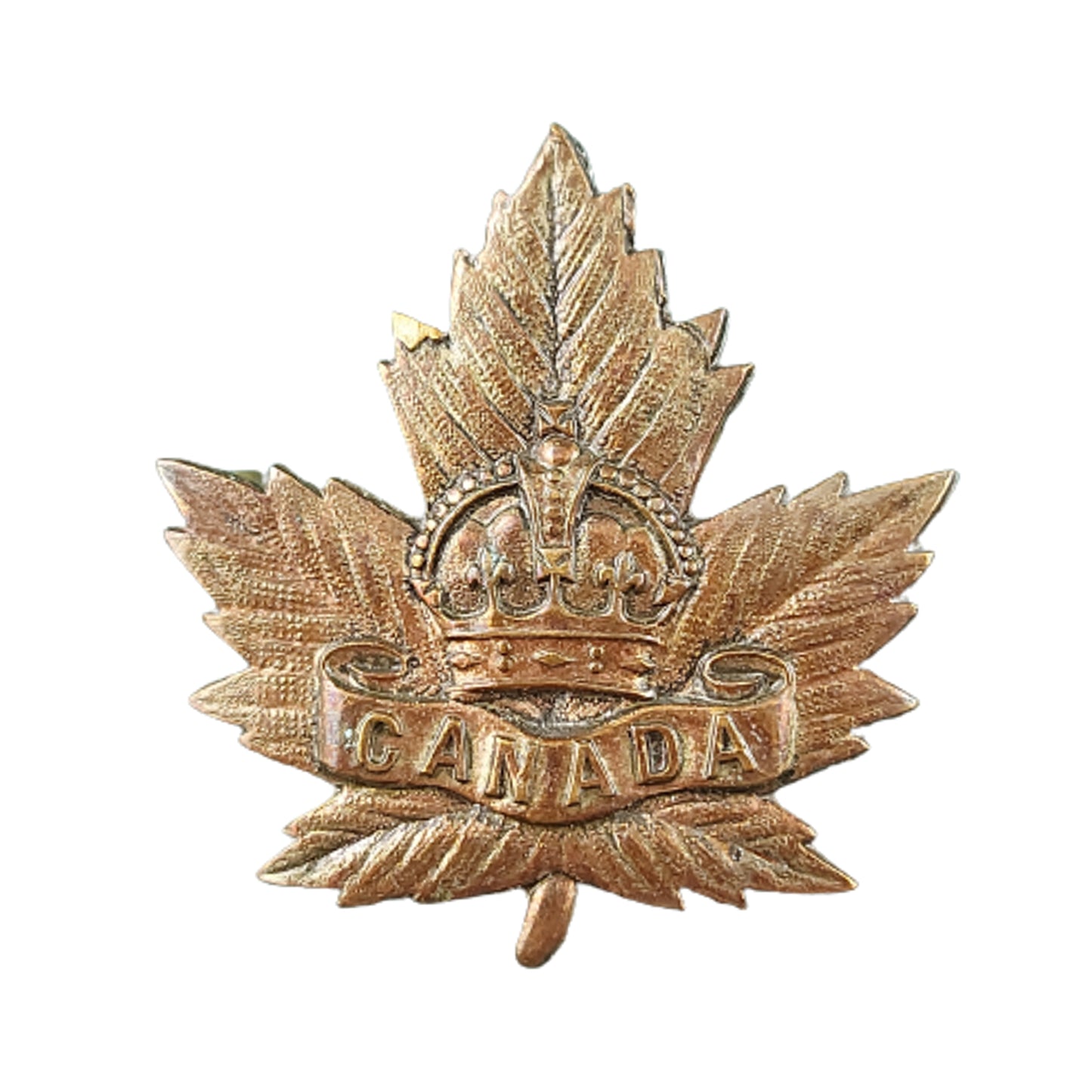 WW2 Canadian General Service Cap Badge