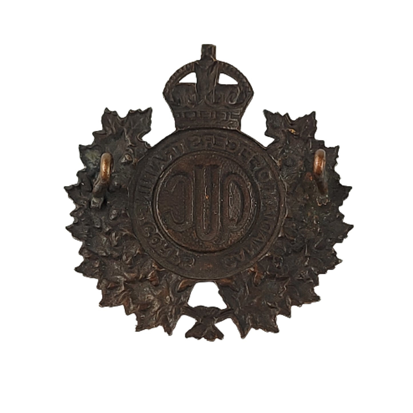 WW2 Canadian COTC Queens University Cap Badge