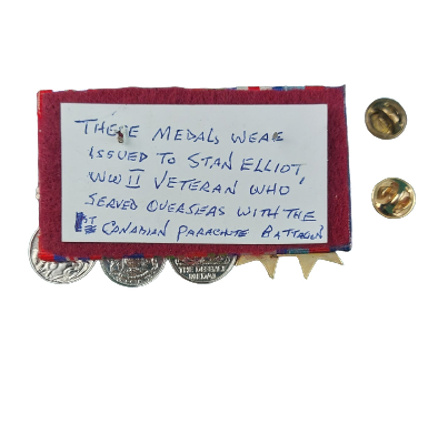WW2 Canadian Miniature Medal Set - 1st Can Para