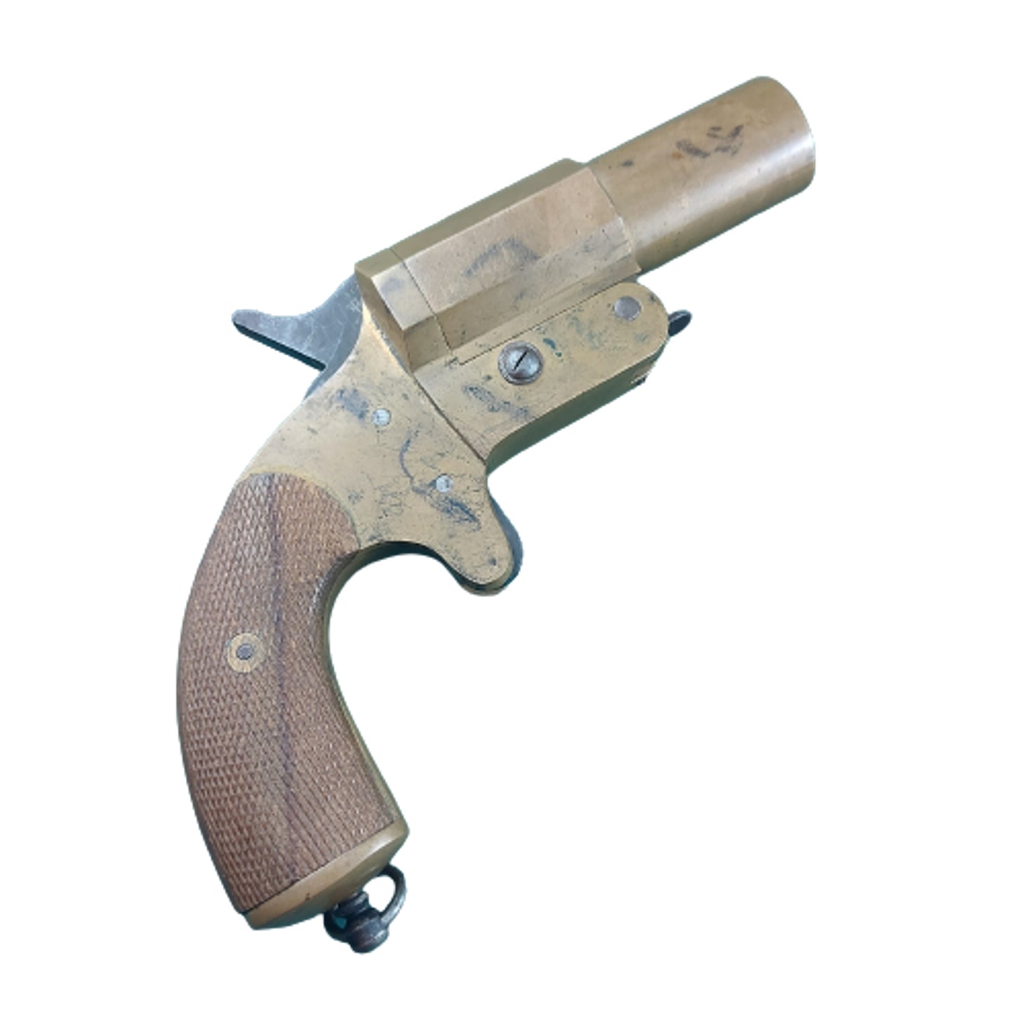 WWI French Model 1917 Brass 25mm Flare Pistol