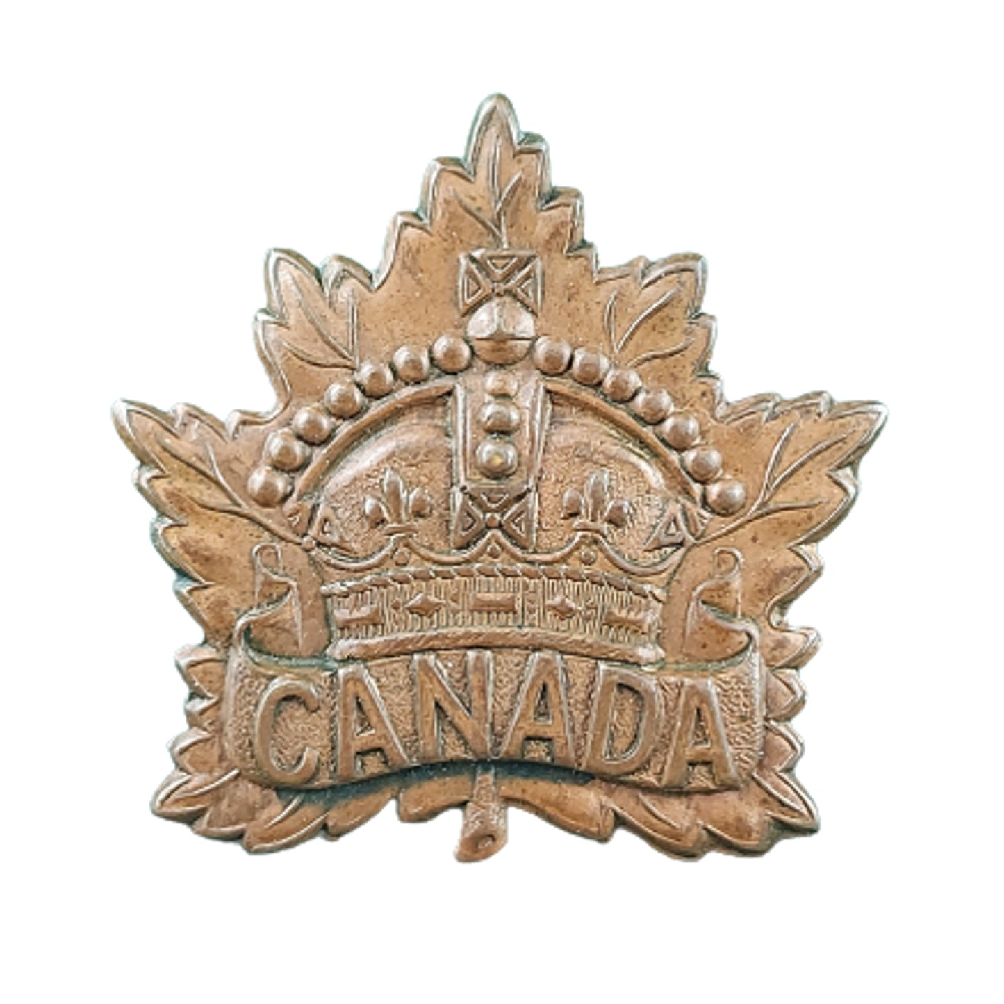 WW1 Canadian General Service Cap Badge -Ellis 1914