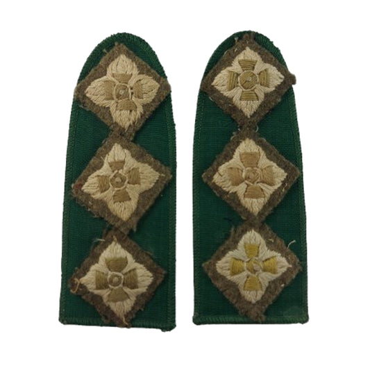 WW2 British Women's Land Army Shoulder Strap Pair