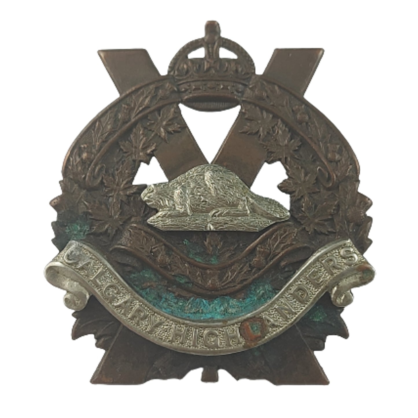 WW2 Canadian Calgary Highlanders Cap Badge