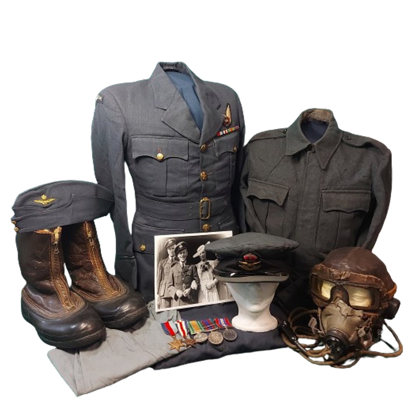 WW2 Canadian RCAF Royal Canadian Air Force Named Uniform Set