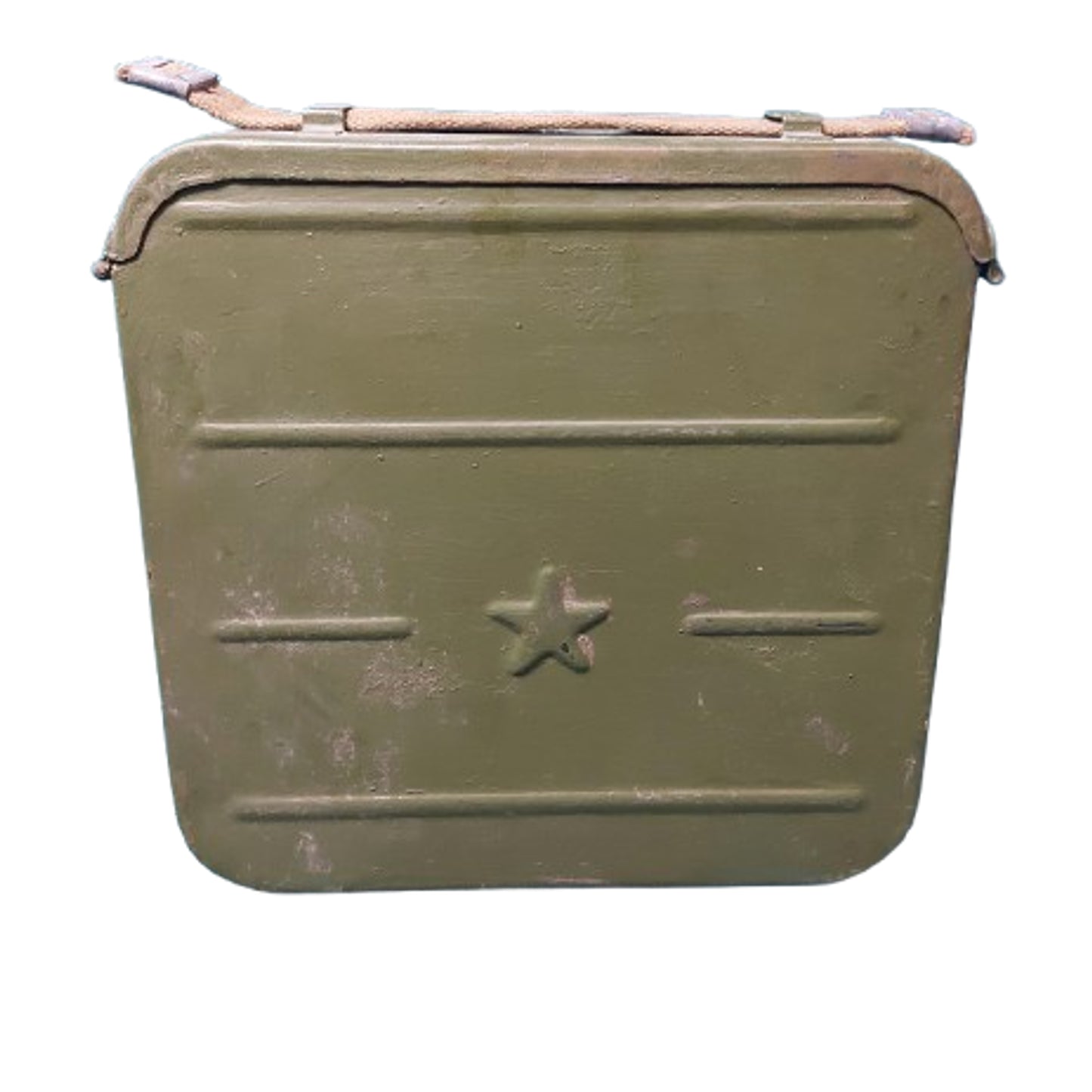 WW2 Russian Maxim Machine Gun Ammunition Belt And Case 1943