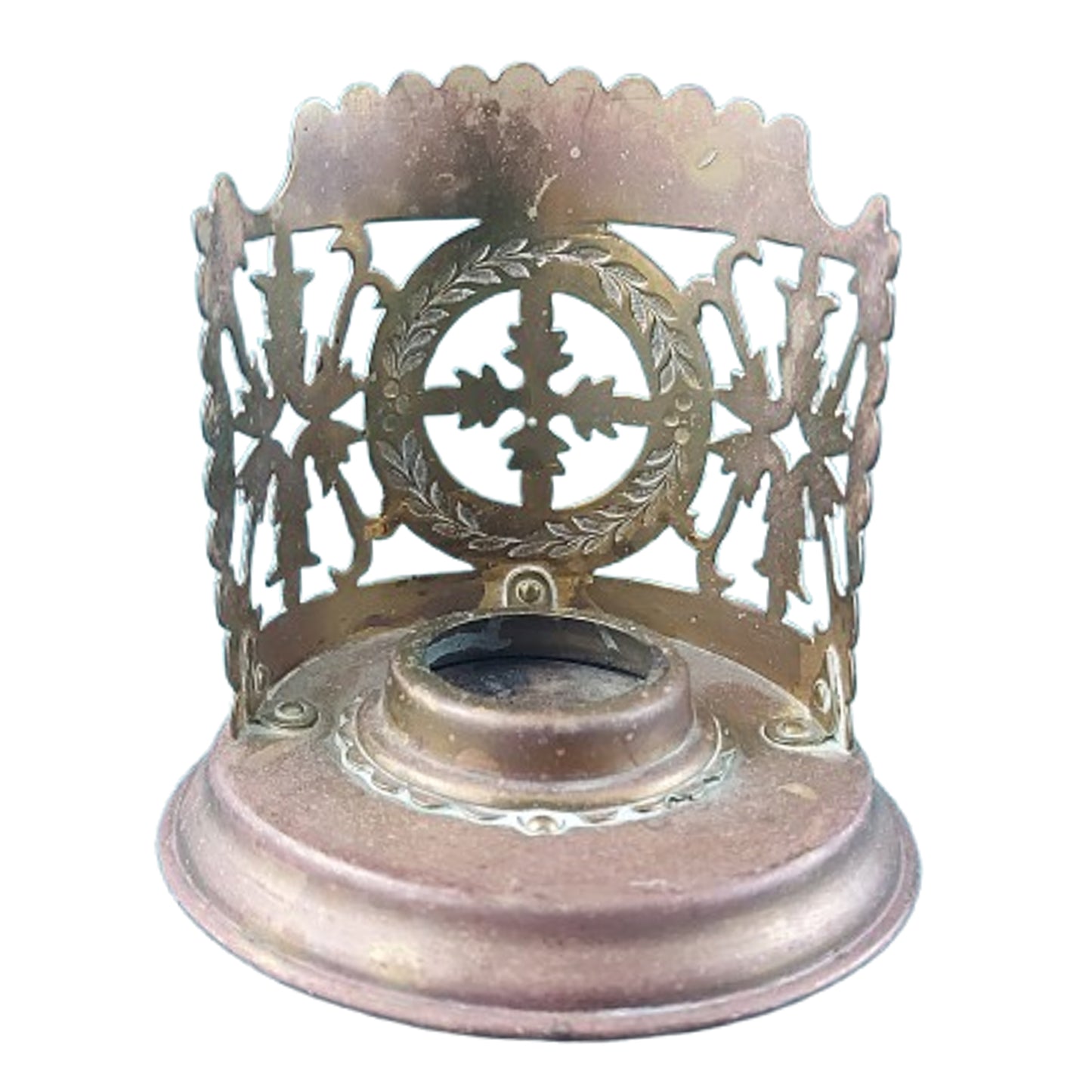 WW1 Canadian "Trench Art" Candle Holder