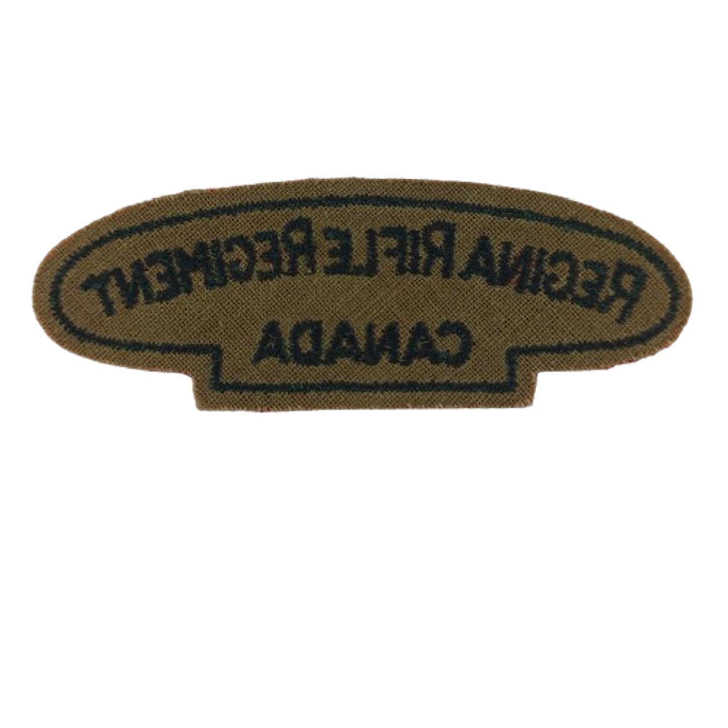 WW2 Canadian Regina Rifle Regiment Cloth Shoulder Title