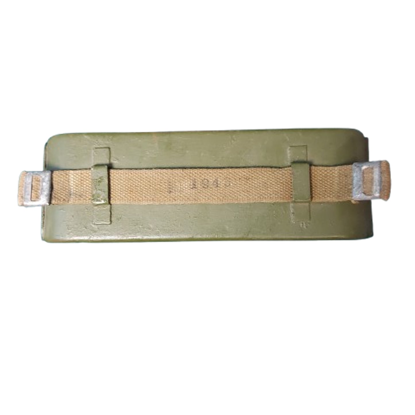 WW2 Russian Maxim Machine Gun Ammunition Belt And Case 1943