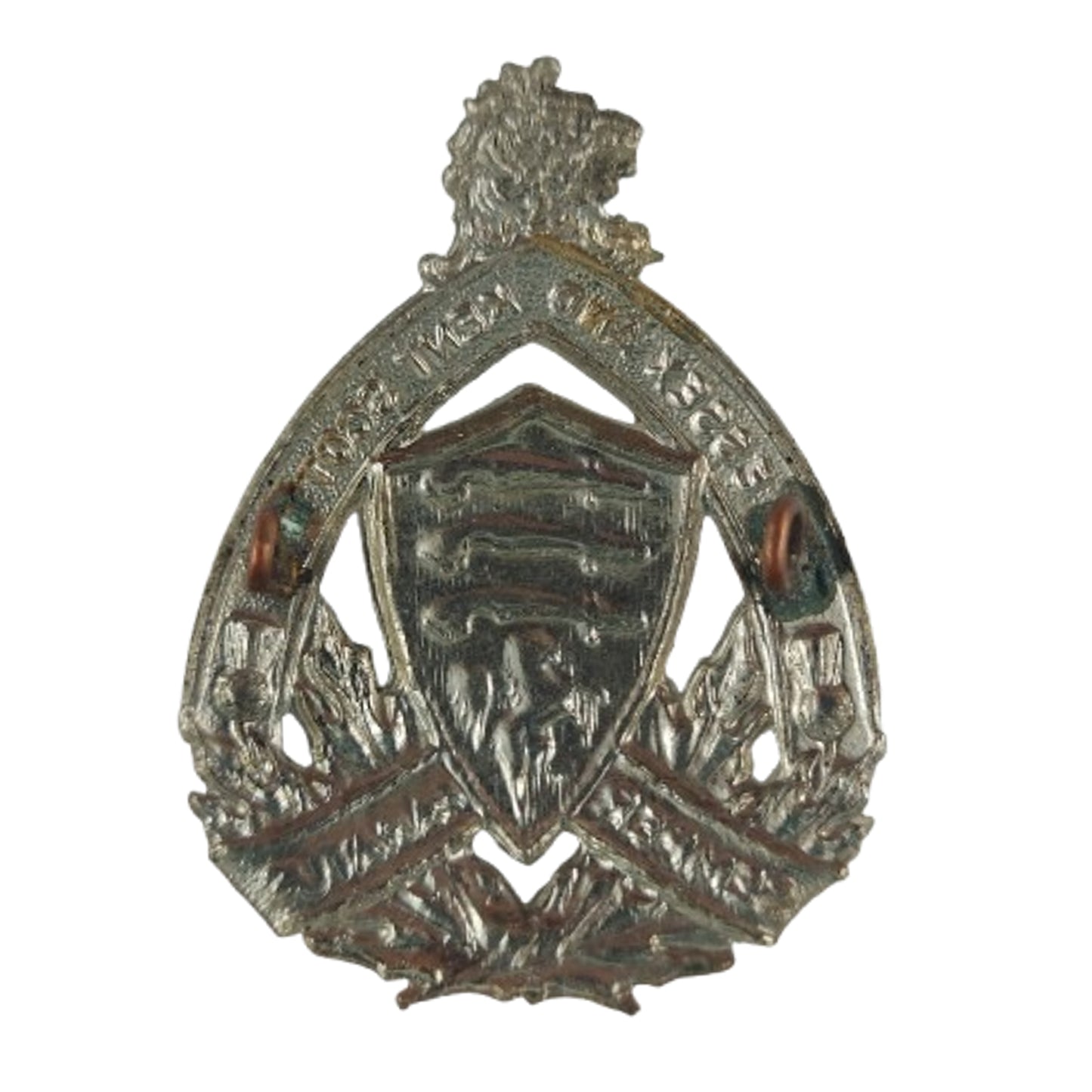 Post-WW2 Canadian Essex and Kent Scottish Cap Badge