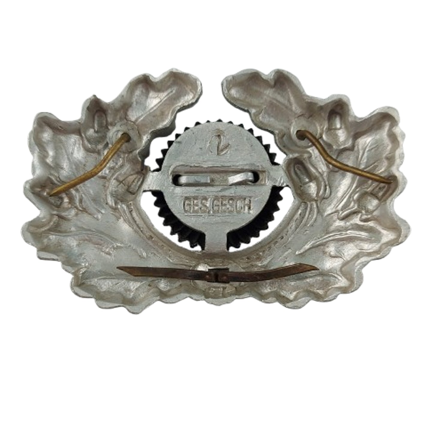 WW2 German EM/NCO's Visor Cap Wreath And Cockade