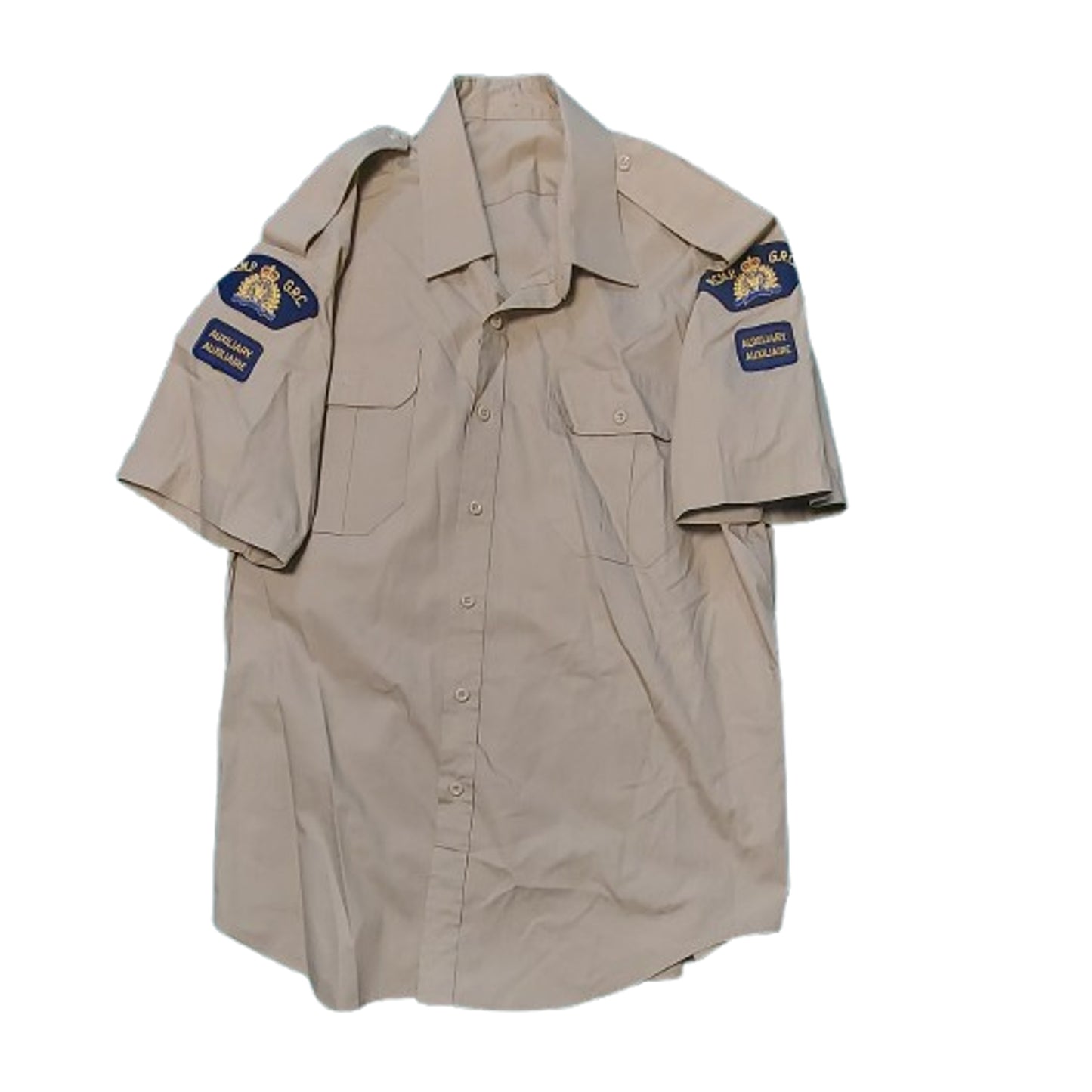 Post-WW2 Canadian RCMP Royal Canadian Mounted Police Brown Serge Tunic And Service Shirt