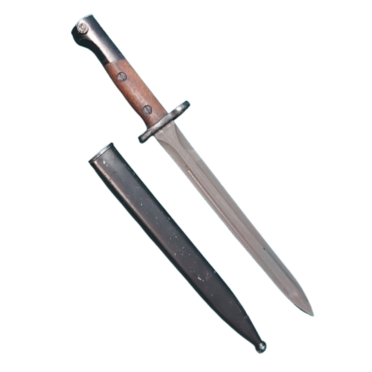 Post-WW2 Belgian FN49 Service Rifle Bayonet And Scabbard