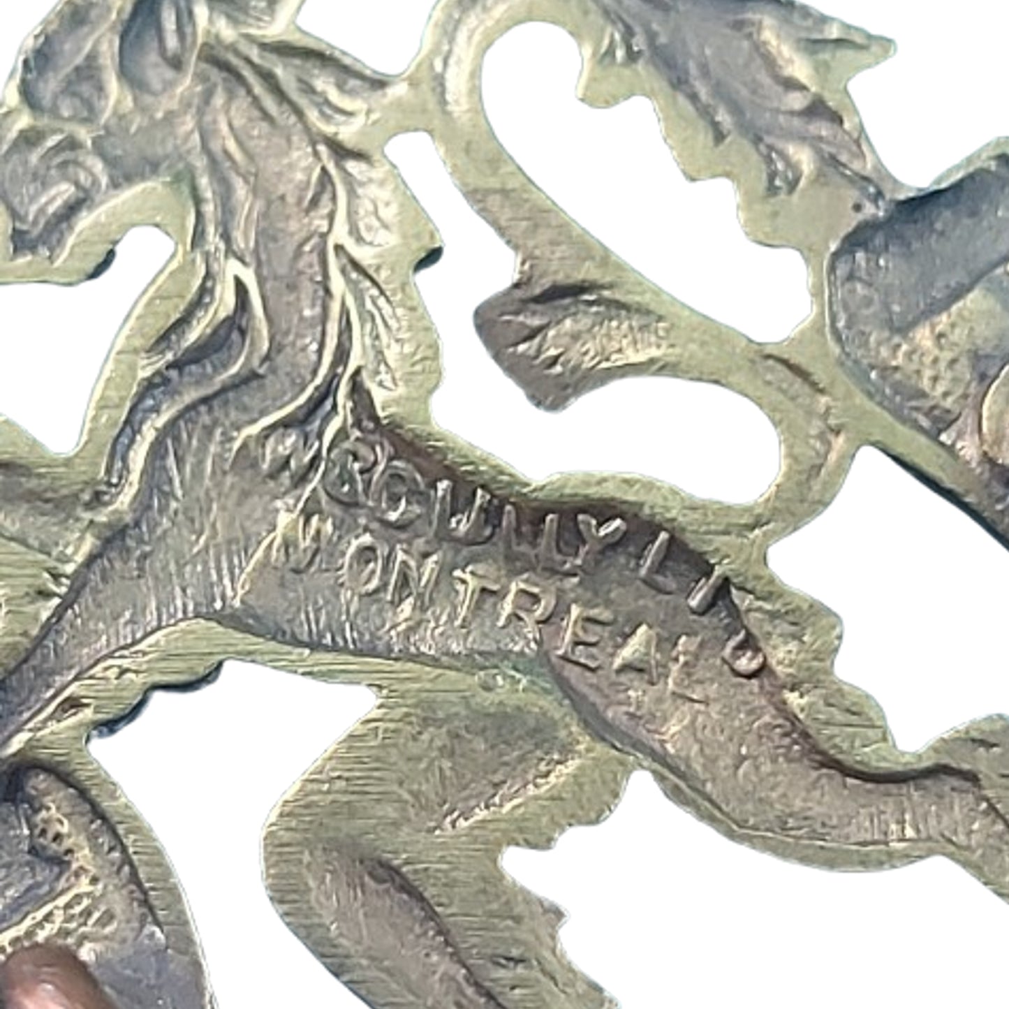 WW2 Canadian Veteran's Guard Of Canada Collar Badge