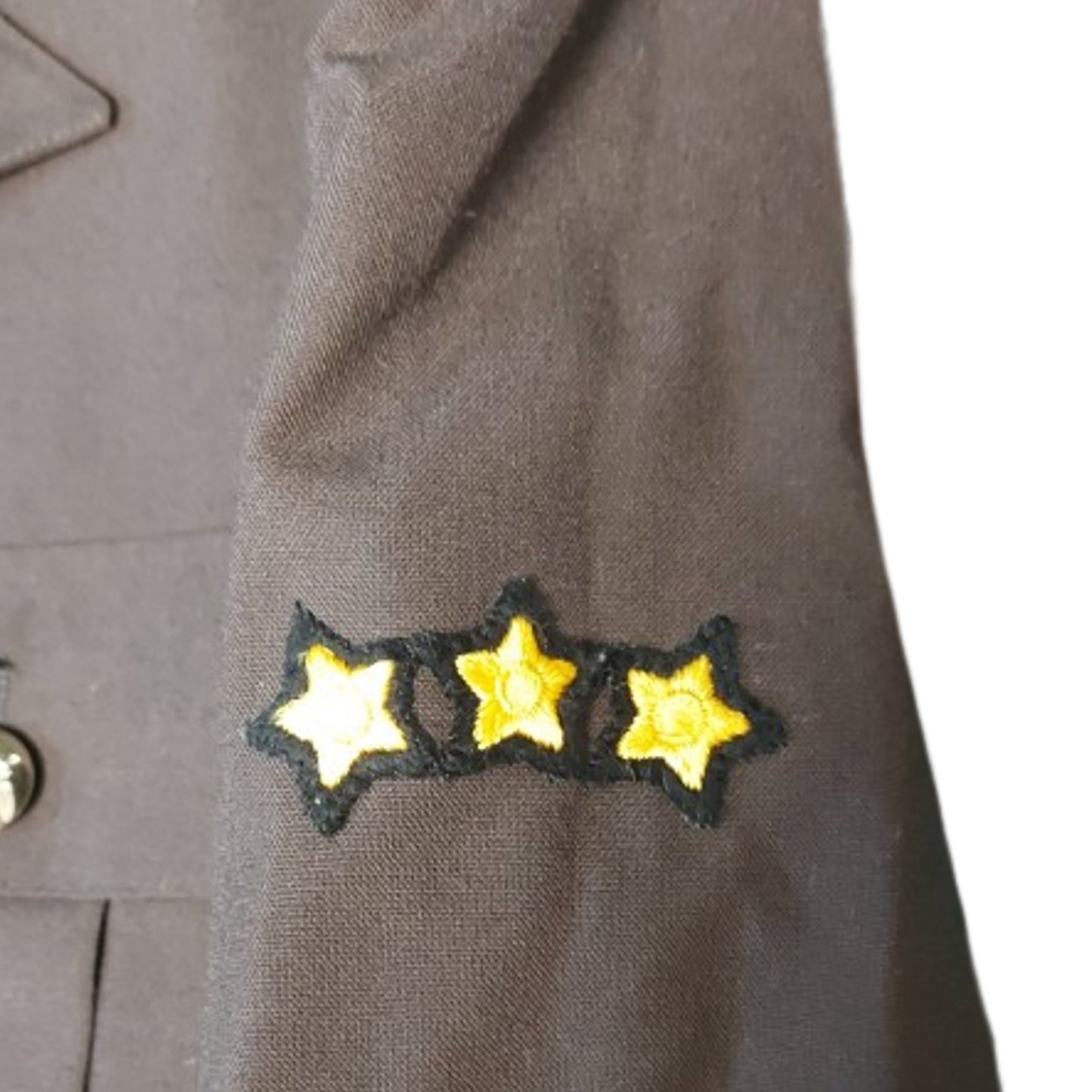 Post-WW2 Canadian RCMP Royal Canadian Mounted Police Brown Serge Tunic And Service Shirt