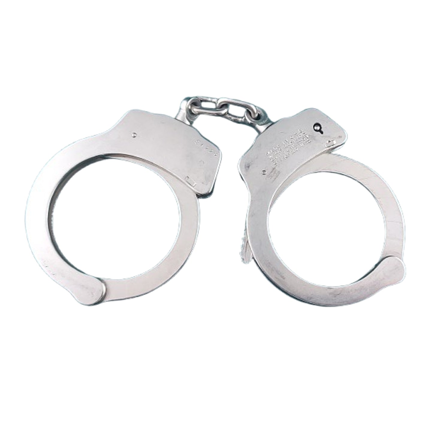 Post-WW2 Canadian RCMP Royal Canadian Mounted Police Marked Smith & Wesson Handcuffs