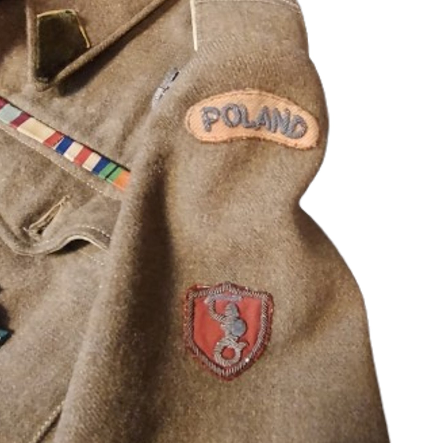 WW2 Polish Army 2nd Corps Officer's Tailored Battle Dress Tunic