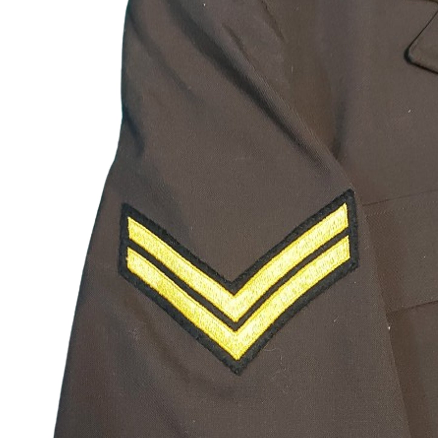 Post-WW2 Canadian RCMP Royal Canadian Mounted Police Brown Serge Tunic And Service Shirt