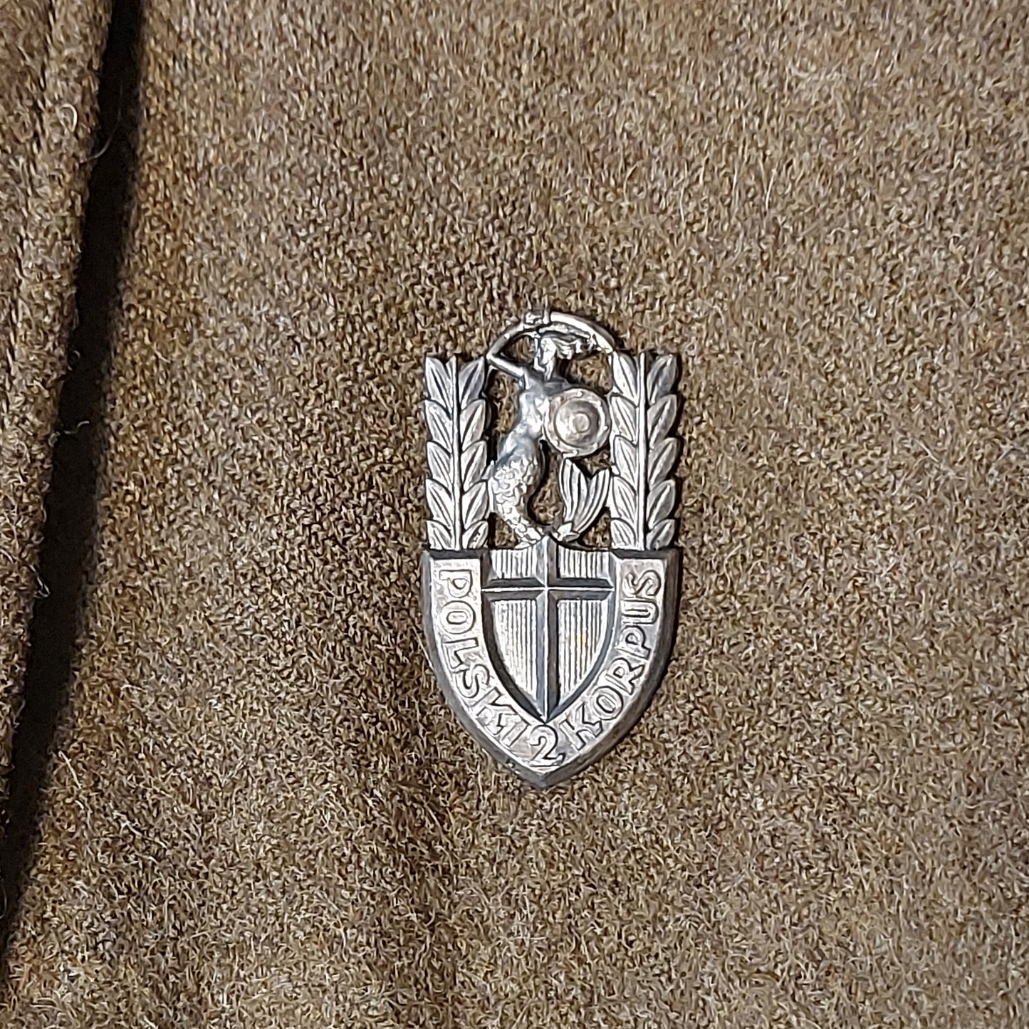 WW2 Polish Army 2nd Corps Officer's Tailored Battle Dress Tunic