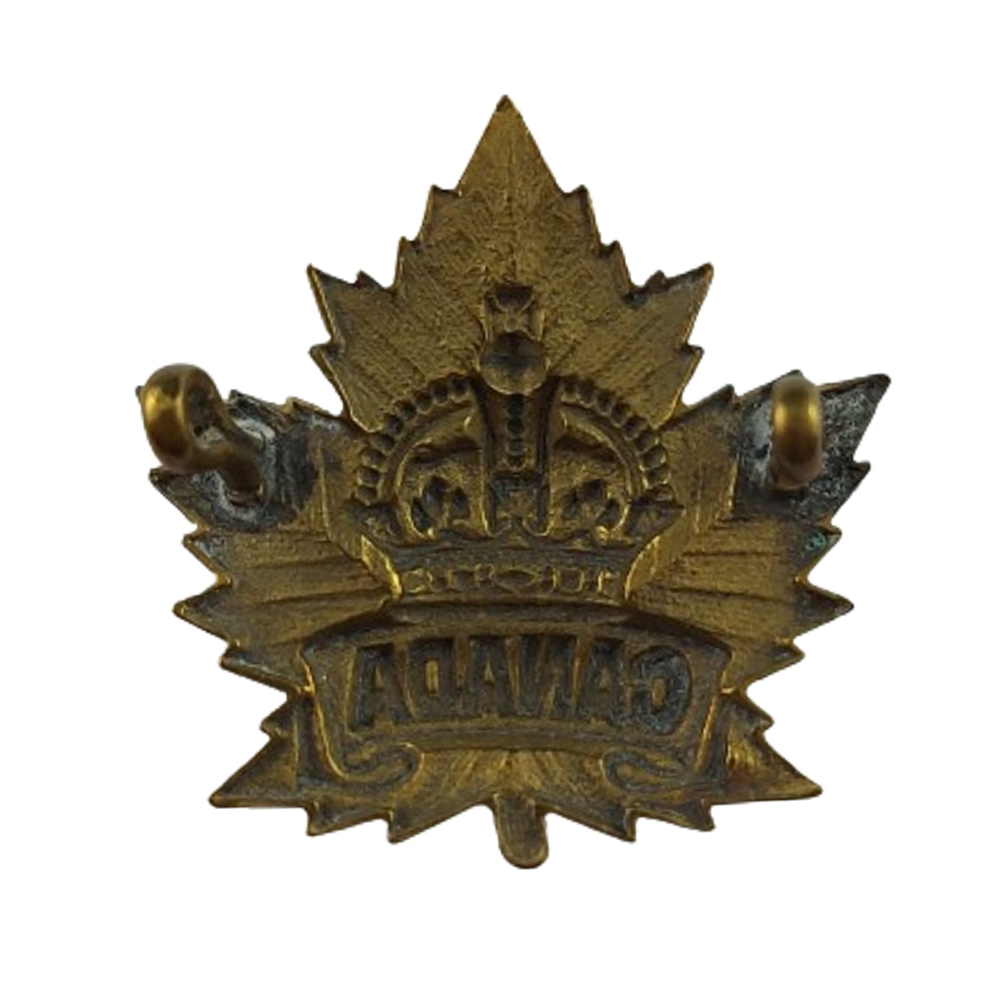 WW2 Canadian General Service Collar Badge