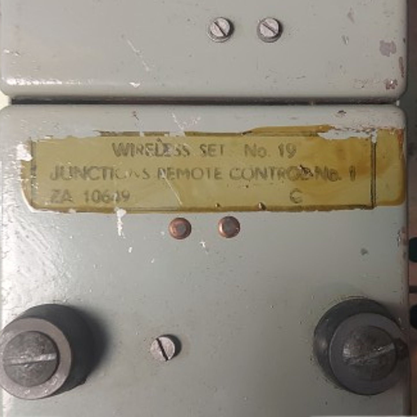 WW2 Canadian Wireless 19 Radio Set Junction Remote Control Number 1