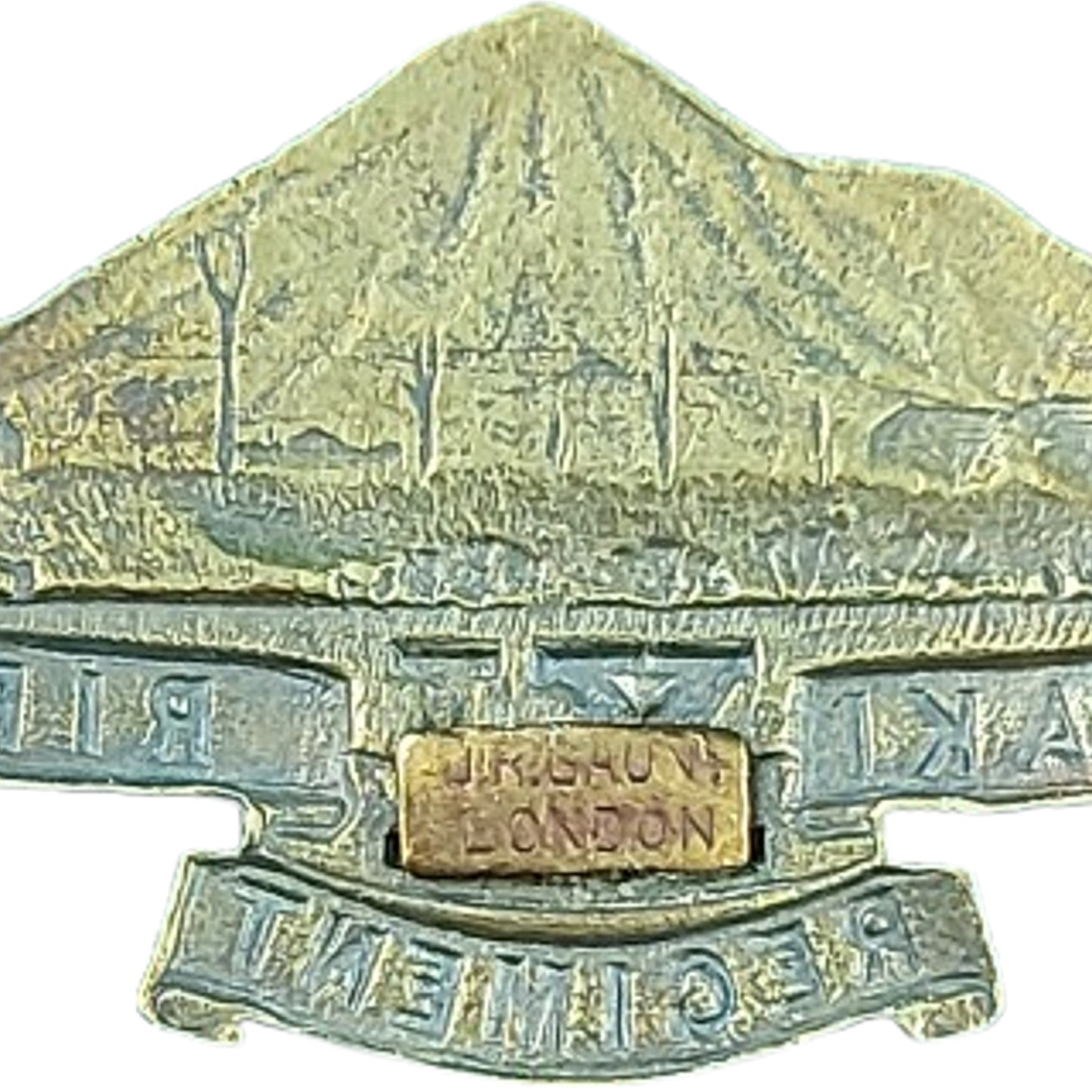 WW2New Zealand 11th Taranaki Rifles Regiment Cap Badge