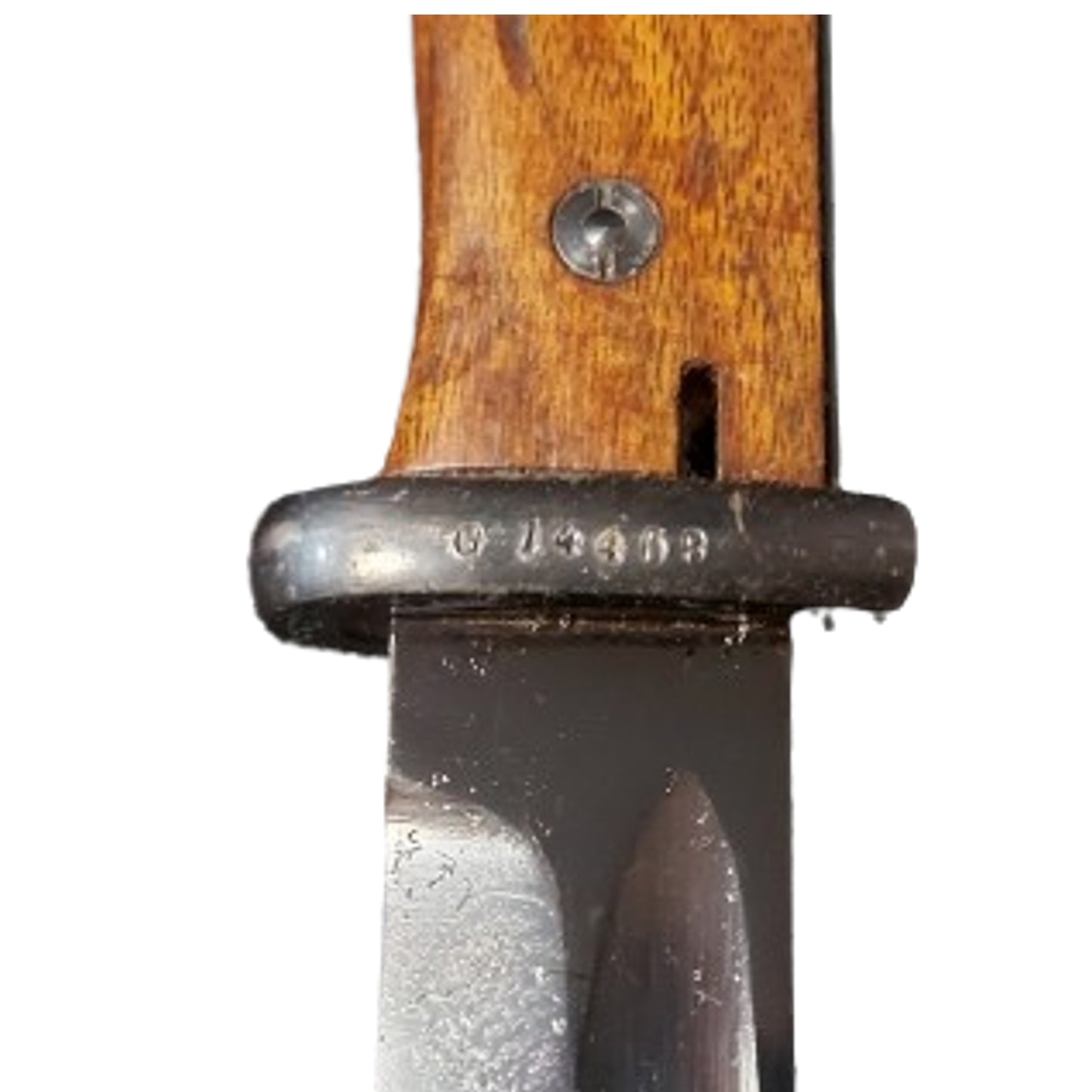 WW1 German S14 Bayonet And Scabbard Arsenal Refinished WW2 Reissue