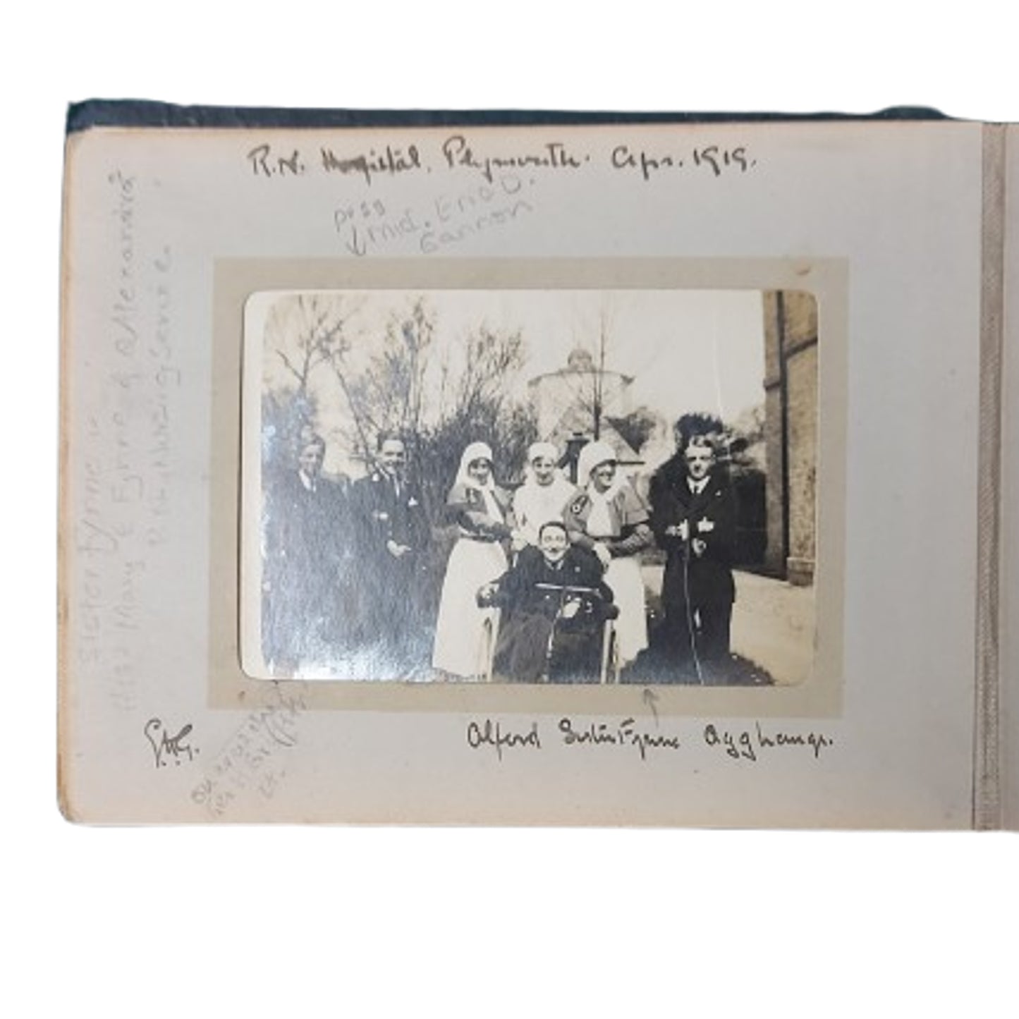 WW1 British RN Royal Navy Named Photo And Album Archive Of Lt. George Humphry Griffiths