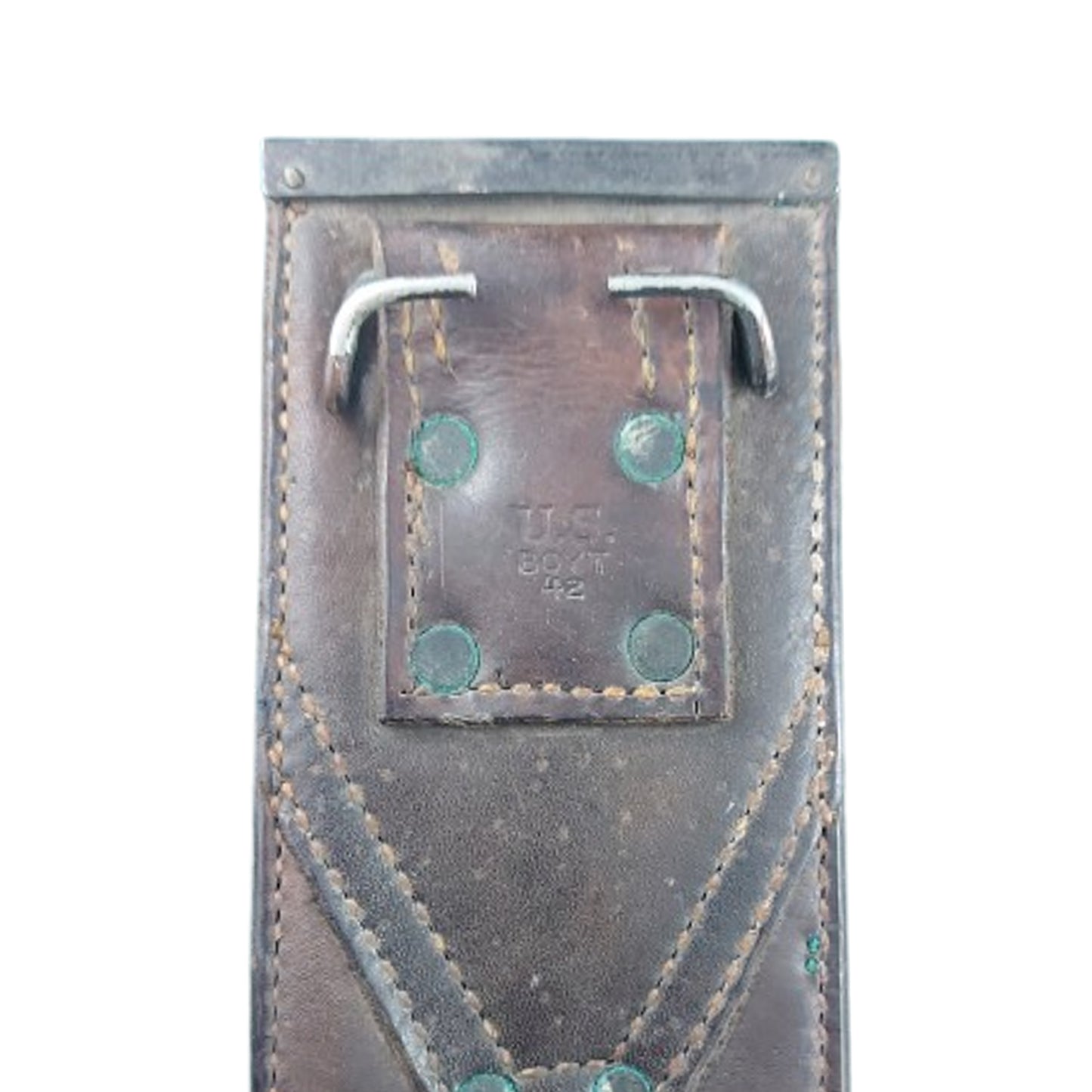 WW2 US. USMC United States Marine Corps Bolo Knife Leather Scabbard